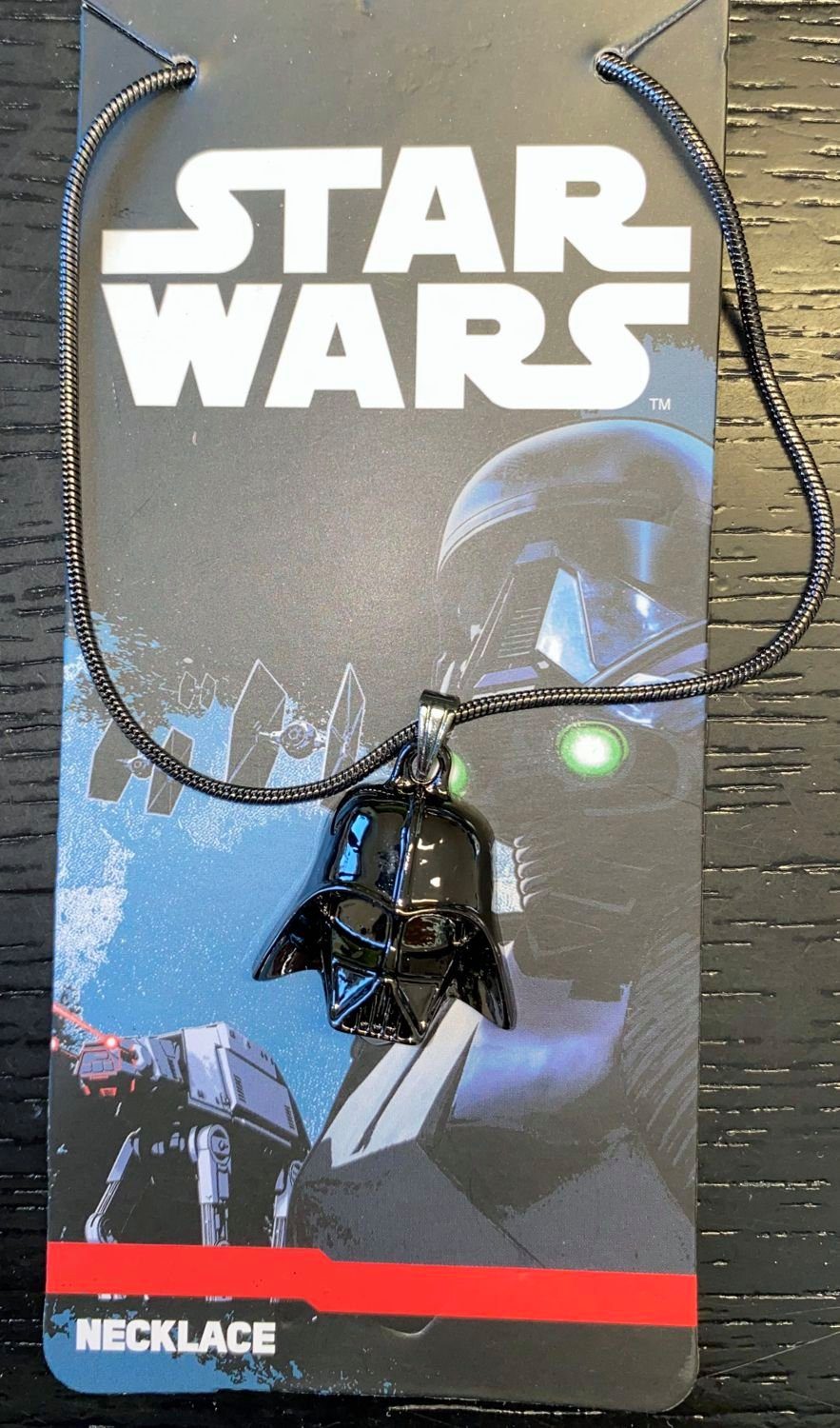 Kette mit Anhänger STAR WARS Halskette Darth Vader schwarz
