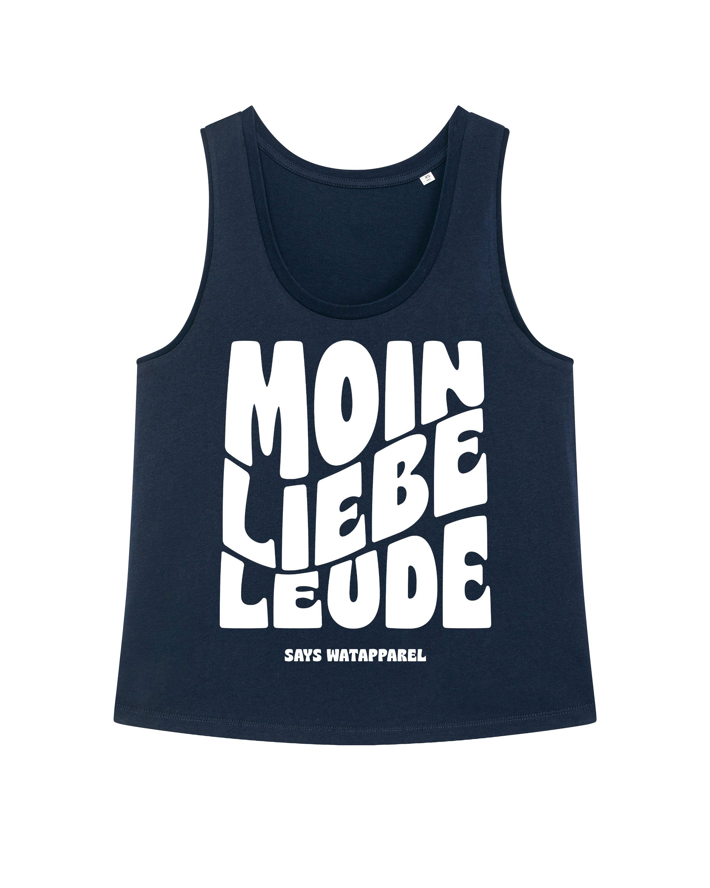 wat? Apparel Print-Shirt Moin Blue Leude liebe (1-tlg) Serene