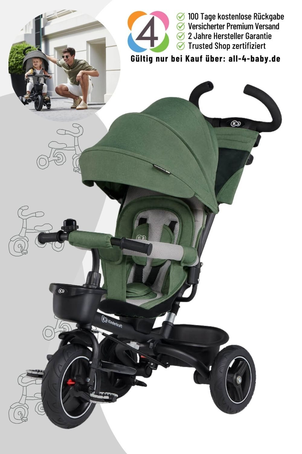 Kinderkraft Dreirad