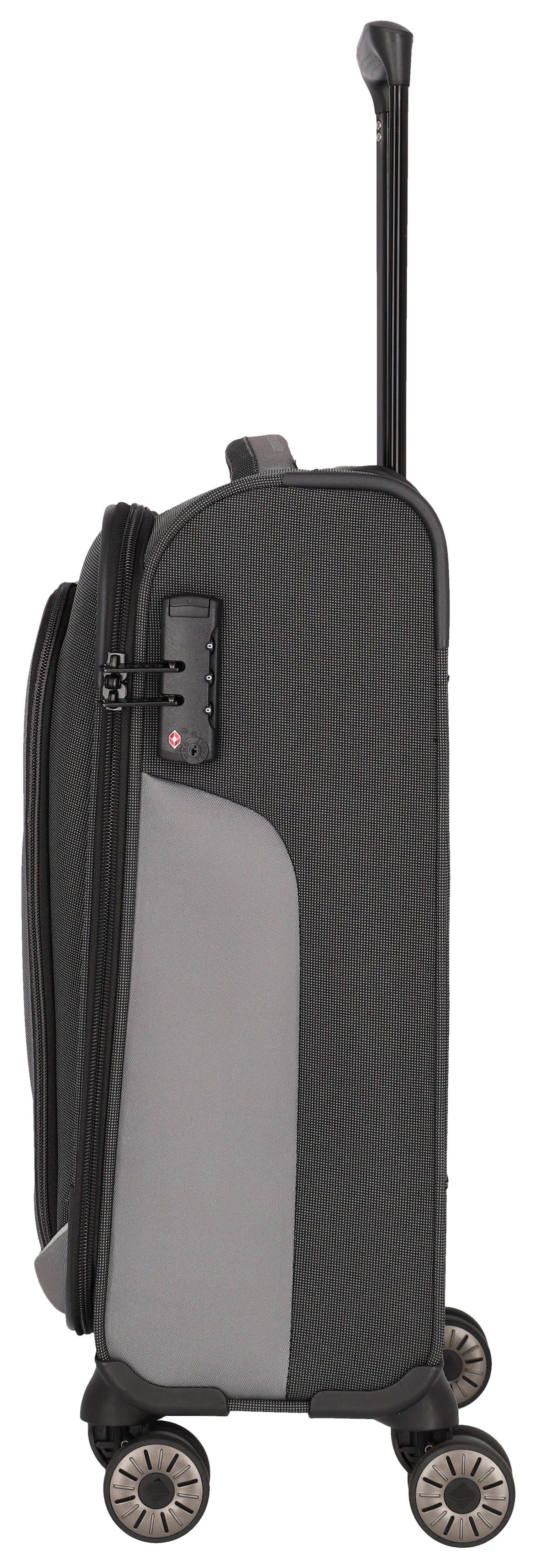 travelite Trolleyset VIIA S/M/L und Reisetasche, 4 Rollen, (Set, 4 tlg), Kofferset Reisegepäck mit erweiterbarem Volumen und TSA Schloss