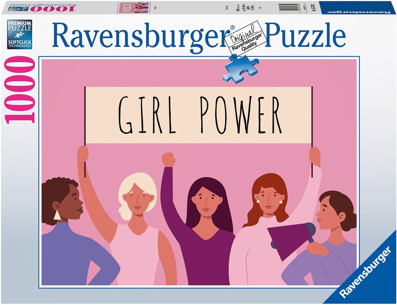 Ravensburger Puzzle Girl Power, 1000 Puzzleteile, Made in Germany, FSC® - schützt Wald - weltweit
