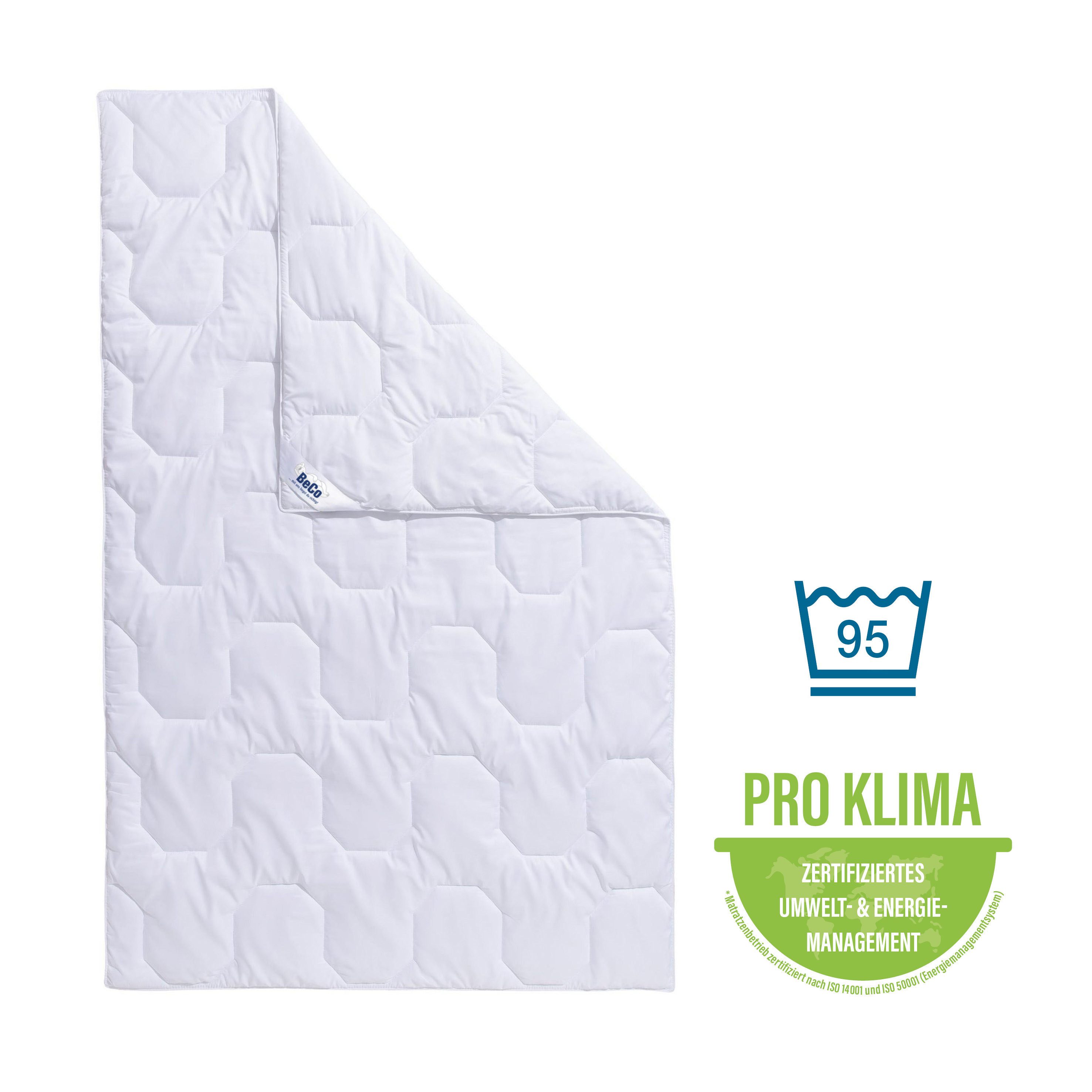 Beco Microfaserbettdecke 2 für 1, Bettdecken für Sommer und Winter, inkl. 1 Gratis-Leichtdecke, Füllung: Polyester, Bezug: Polyester, Bettdecke 135x200 cm, 155x220 cm und weitere Größen, Decke