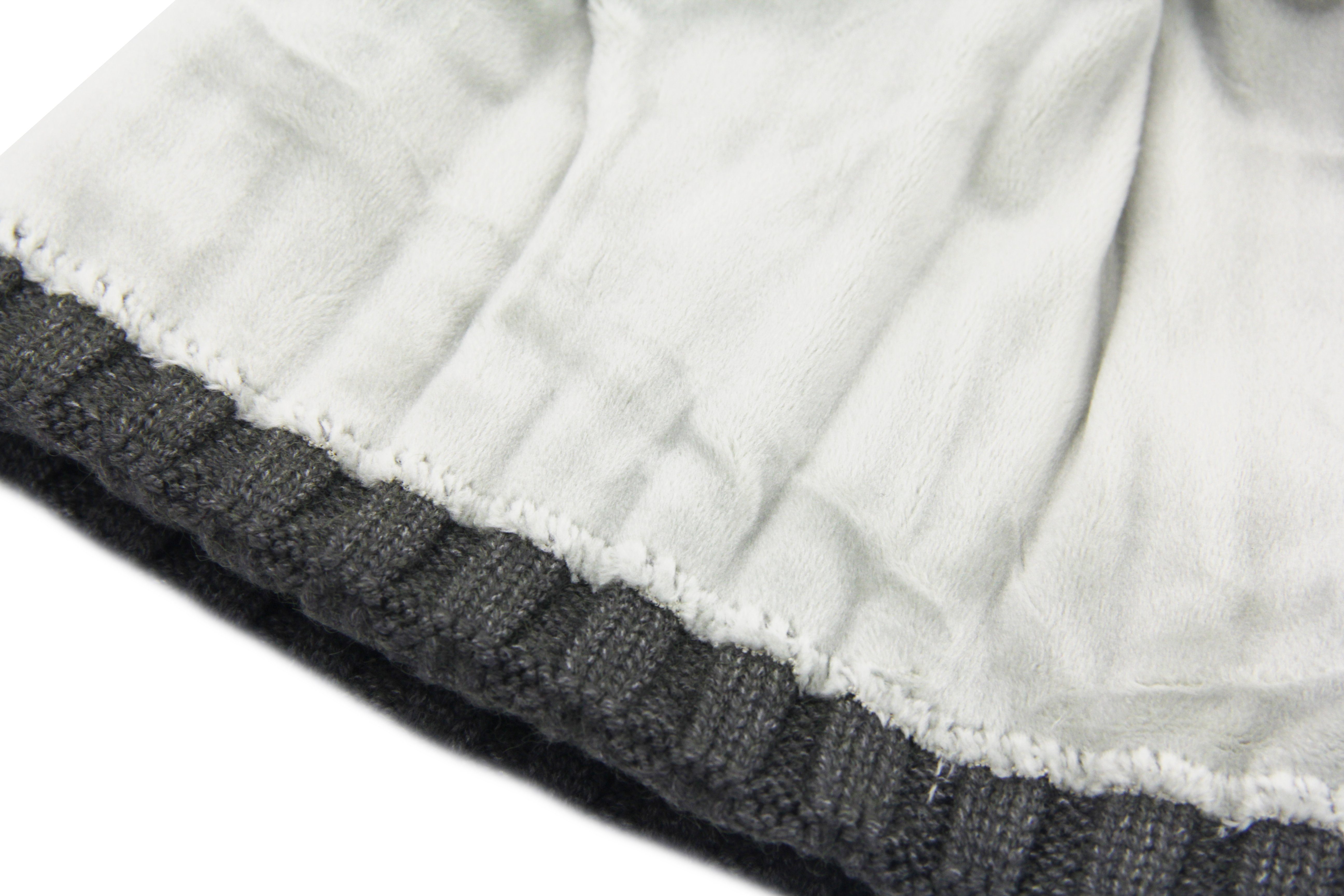 Frentree Strickmütze Strickmütze gefüttert mit warmem Innenfutter, One-Size Beanie