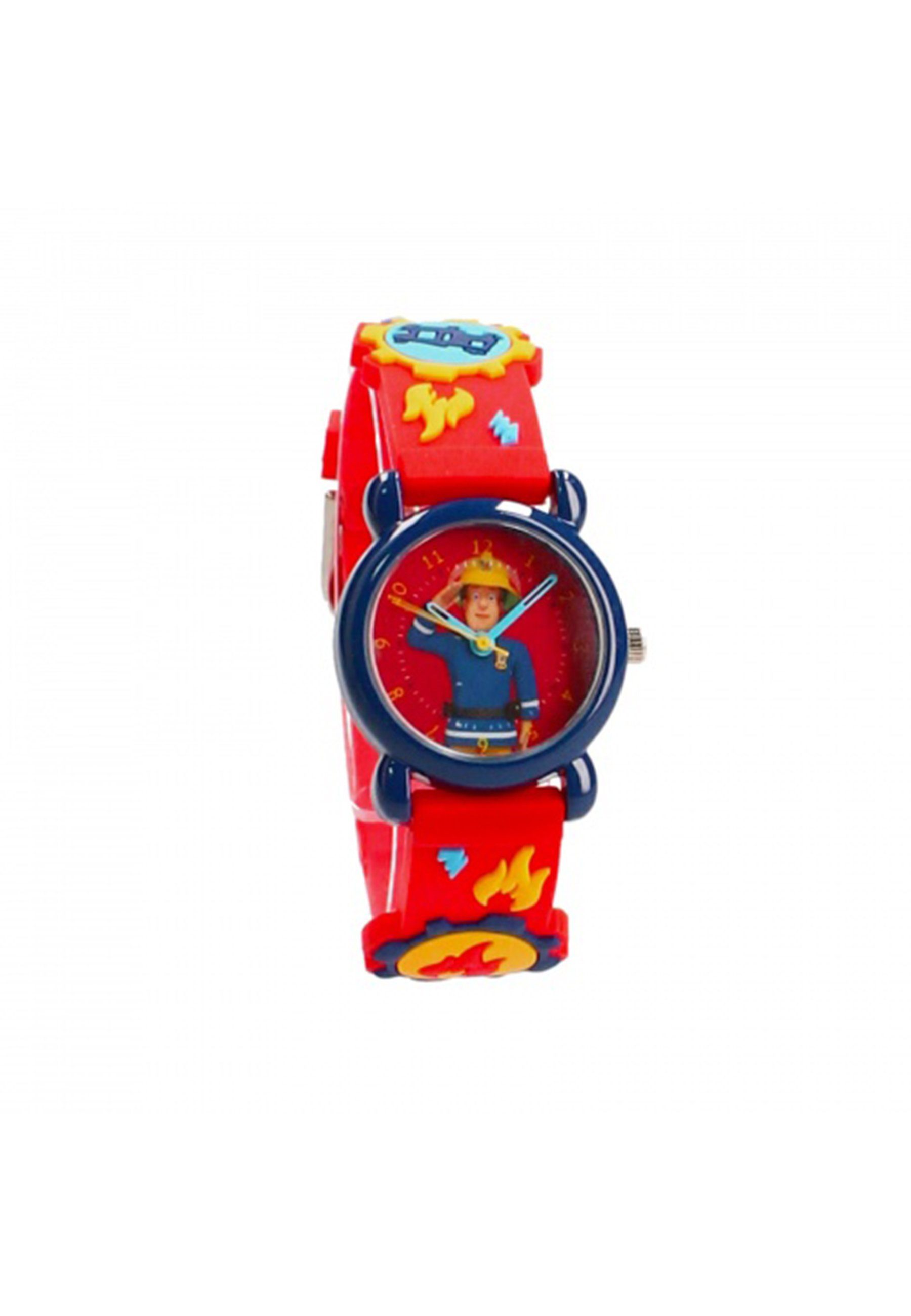 Jungen Kinder-Uhr Hero Armbanduhr Feuerwehrmann Unstoppable Quarzuhr Sam
