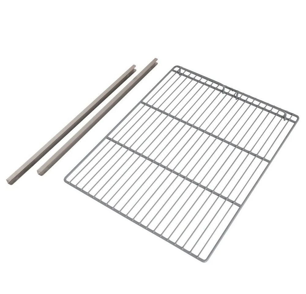 GastroHero Flaschenablage GN 2/1 Rost Set mit 2 Schienen für Monoblock Kühlschränke, passend für GNH650 und GNH1410 Monoblock Modelle