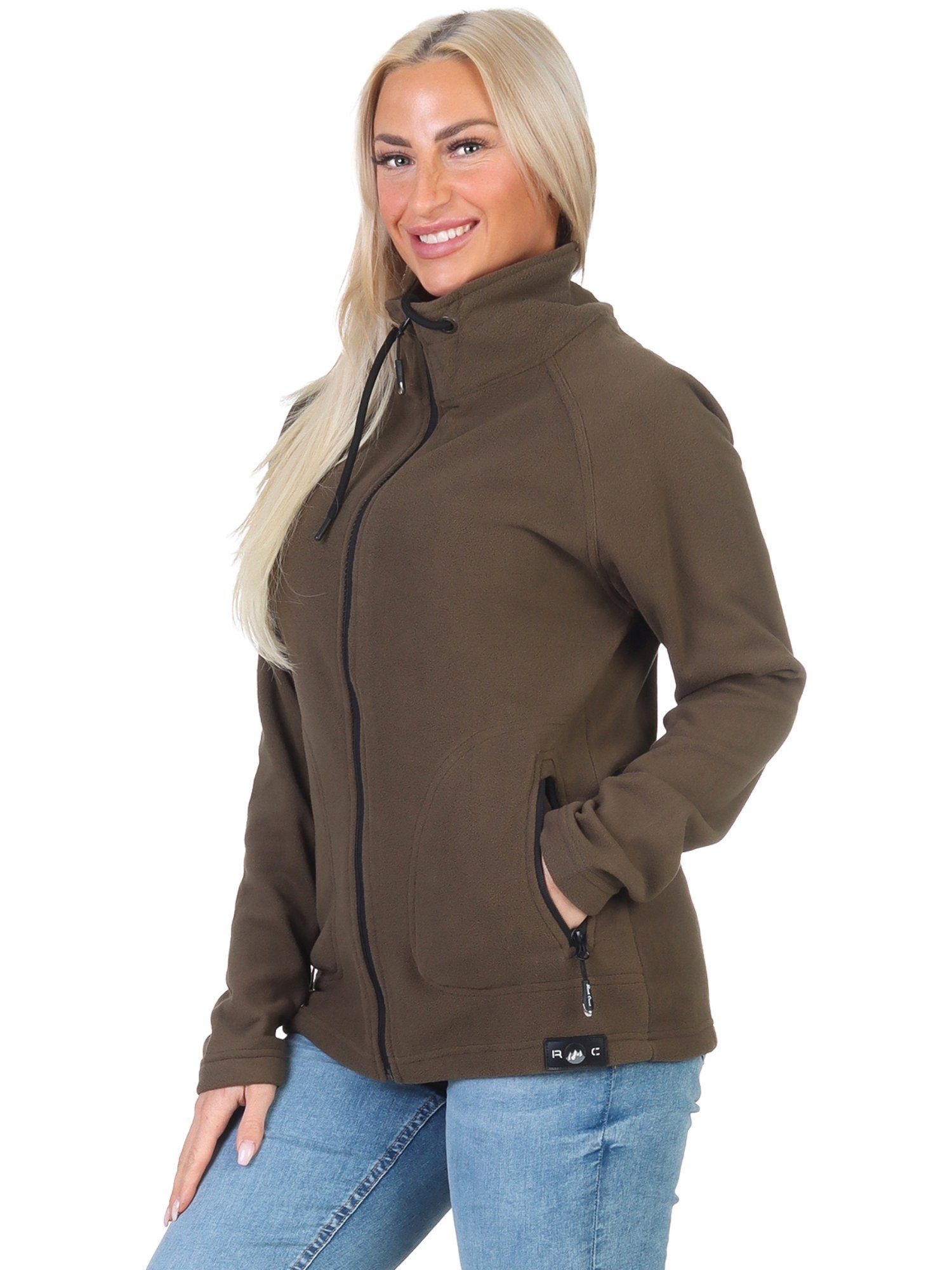 Rock Creek Fleecejacke Damen Fleecejacke Übergangsjacke D-496 – Bild 5 von 5