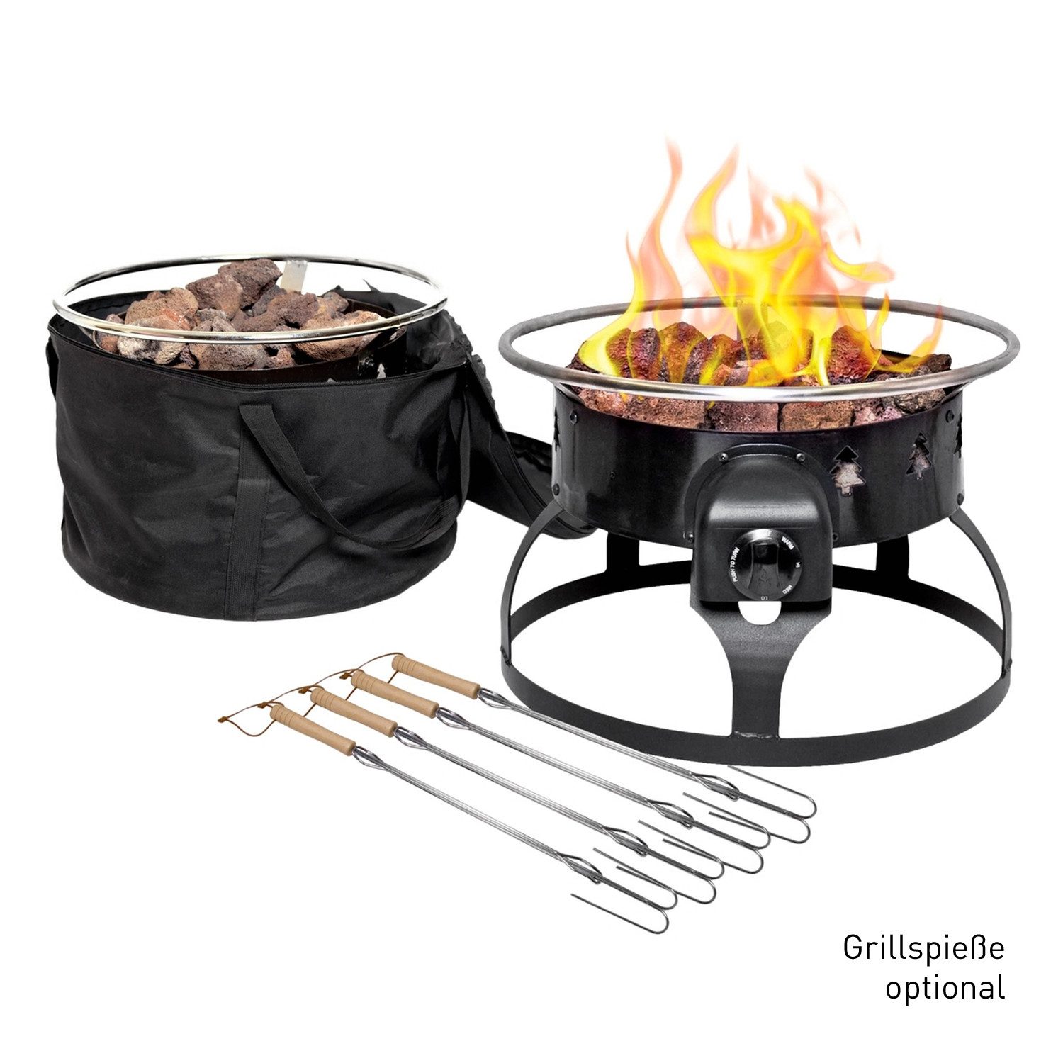 Camp Chef Camping-Gasgrill Camp Chef Feuerstelle Gas + Tragetasche