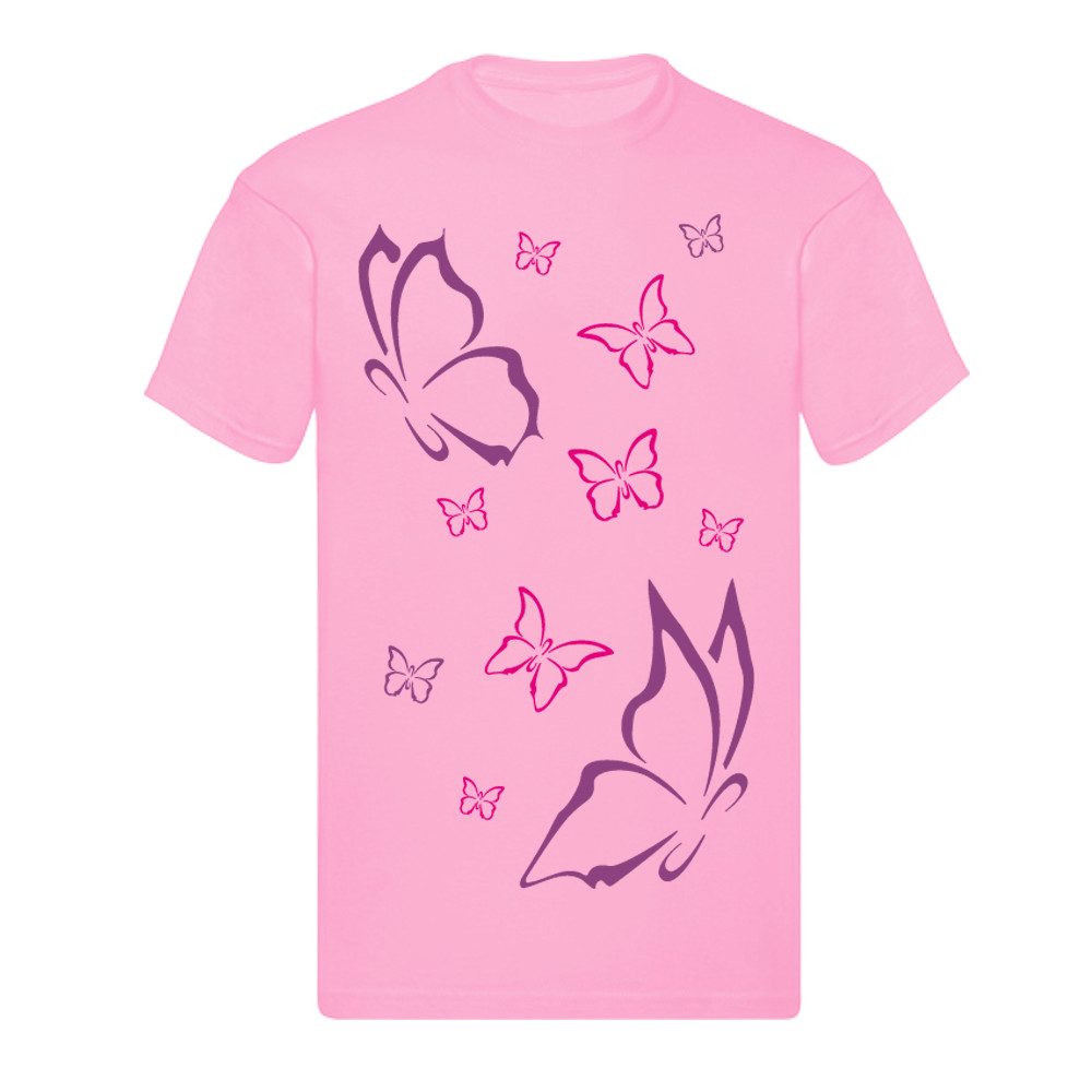 G-graphics T-Shirt Schmetterlinge Kinder T-Shirt mit Motiv