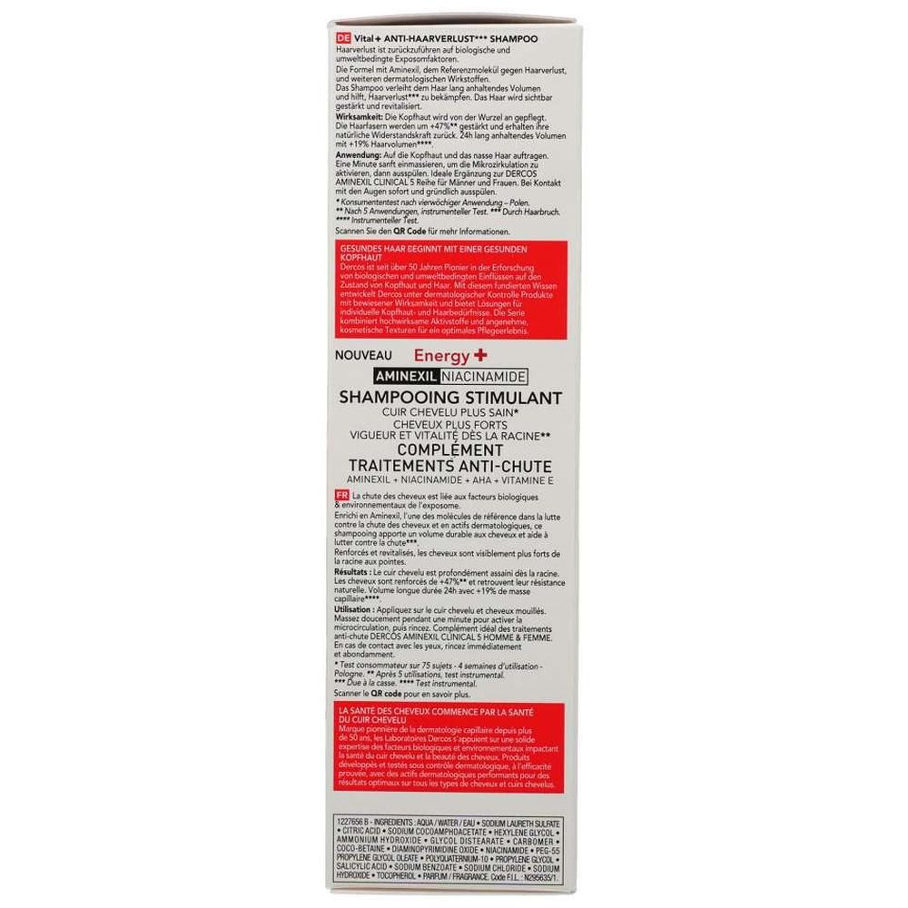 Vichy Haarshampoo DERCOS Vital-Shampoo m.Aminexil 200ml PZN 06887576 – Bild 2 von 4