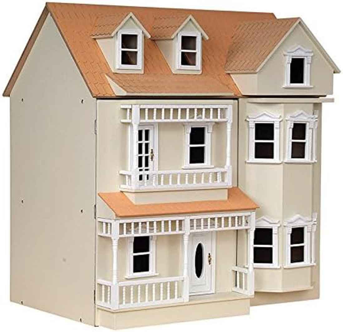 Streets Ahead Dollshouse Куклыhaus Куклыhaus Exmouth creme bemalt Bausatz viktorianischer Stil