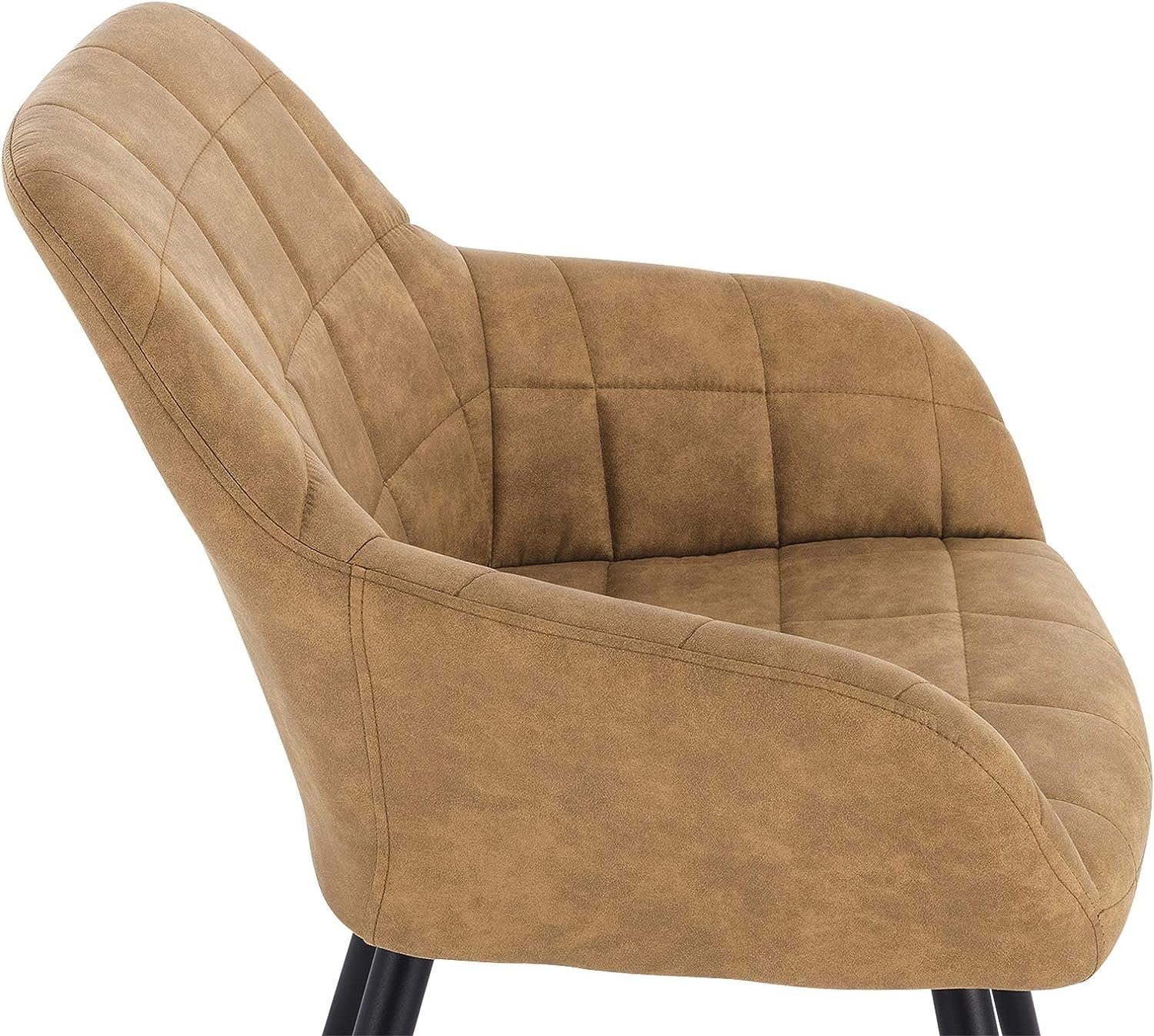 Esszimmerstuhl Woltu Sessel Armlehne, mit Metallbeine Küchenstuhl (1 St),