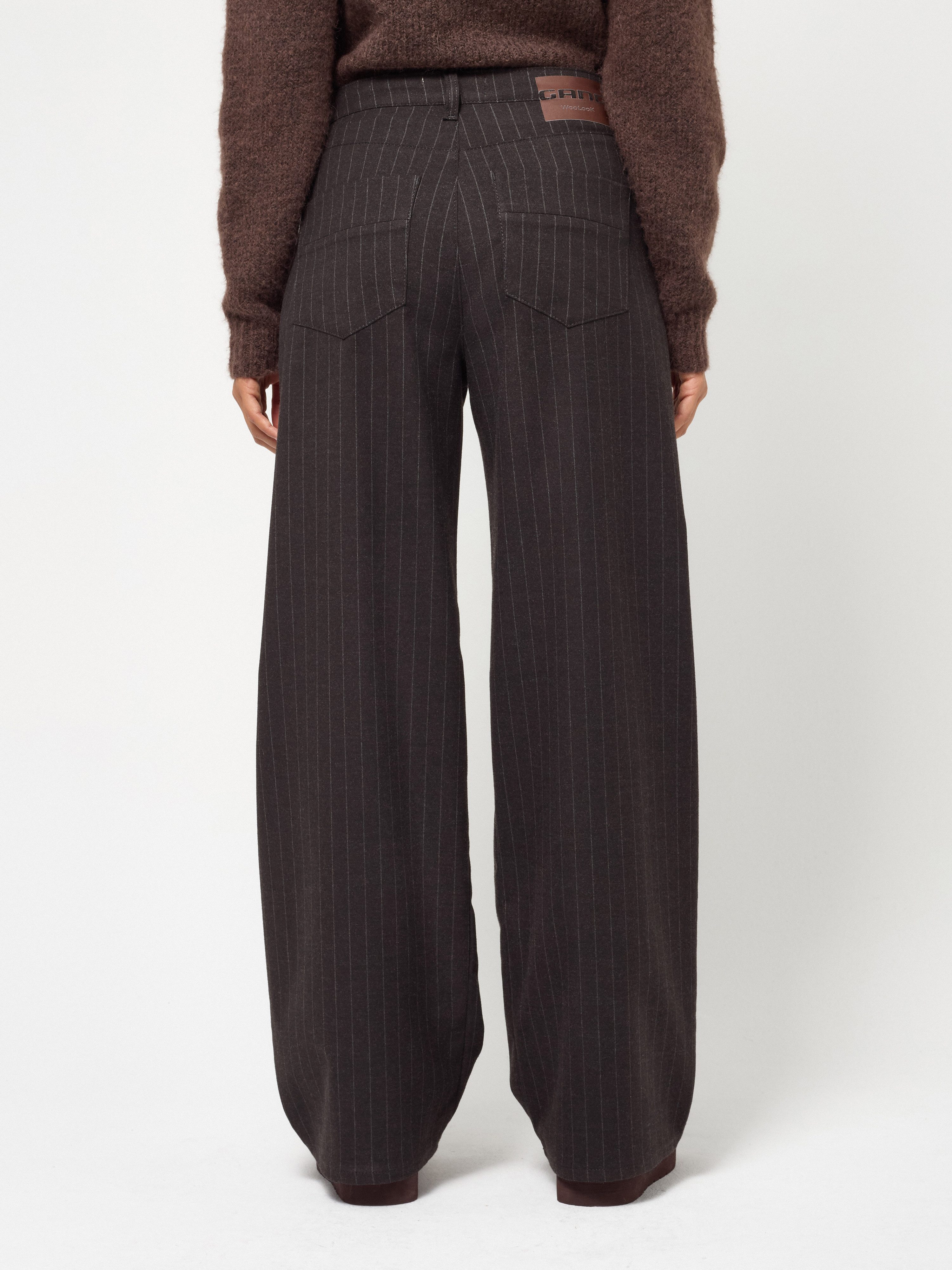 GANG Bundfaltenhose 94SILVIA WIDE mit hoher Taille