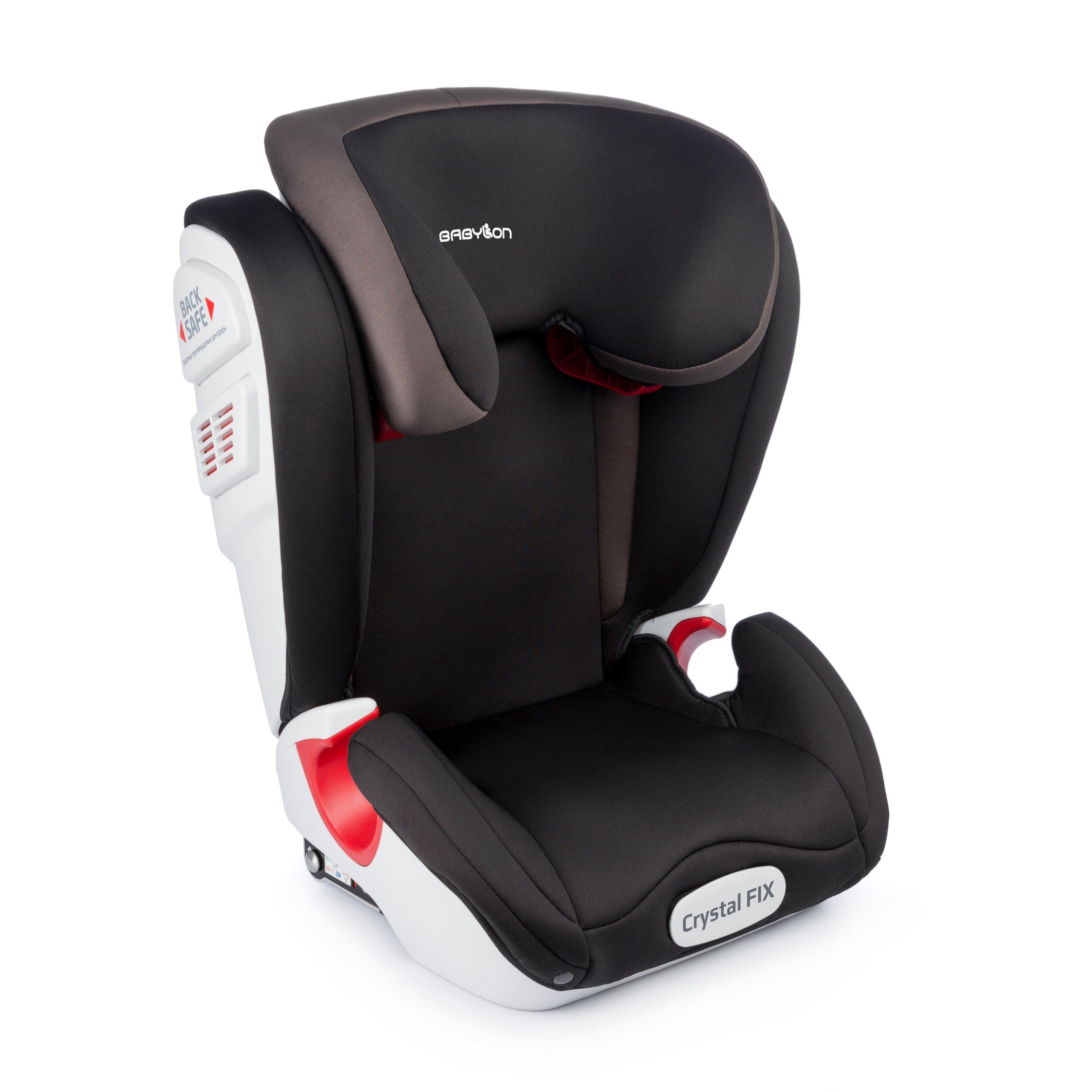 Crystal Gruppe bis: BABYLON Babysitz BABYLON Auto Autokindersitz 2/3, Grau/schwartz kg Fix 36,00 Autokindersitz