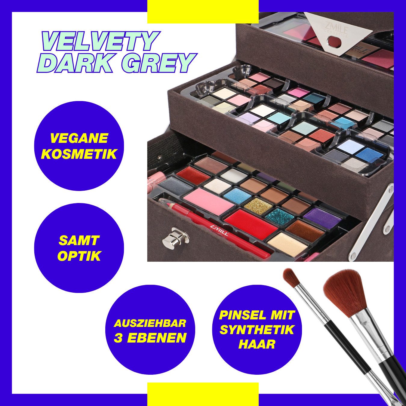 ZMILE COSMETICS Kosmetik-Koffer 'Beauty Case Velvety' günstig online kaufen
