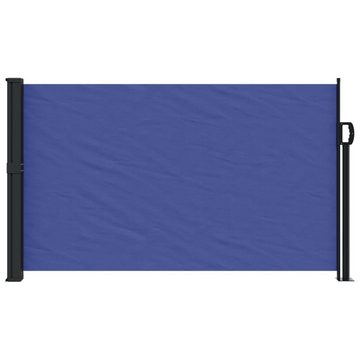 vidaXL Seitenmarkise Seitenmarkise Ausziehbar Blau 120x600 cm