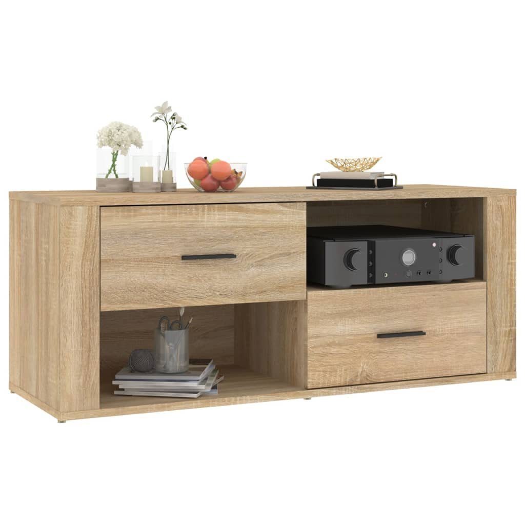 TV-Schrank Holzwerkstoff Sonoma vidaXL 100x35x40 (1-St) cm Eiche Sonoma-Eiche TV-Schrank