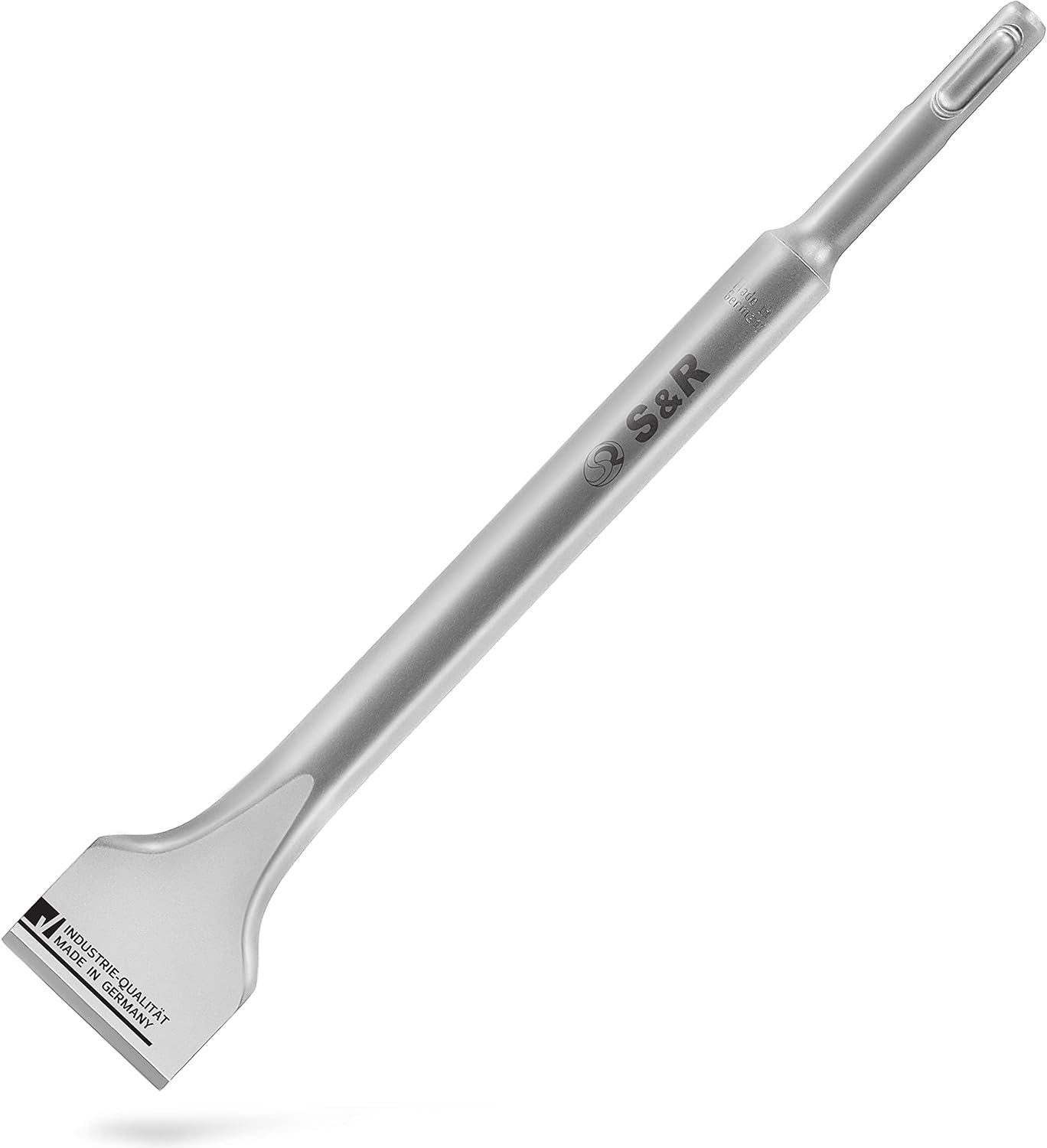 S&R Spatmeißel in Industrie-Qualität Made in Germany, SDS-plus 250 x 40 mm, rund, 250 in mm, für SDS-plus, (Made in Germany) hohe Standzeit, optimierte Meißel- und Klingengeometrie