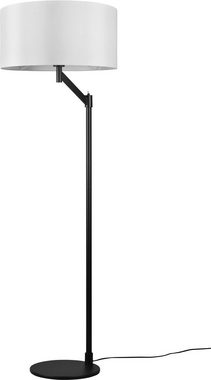 TRIO Leuchten Stehlampe Cassio, Ein-/Ausschalter, ohne Leuchtmittel, warmweiß - kaltweiß, Stehleuchte Wohnzimmer, exkl E27 Leuchtmittel wechselbar, Kippschalter