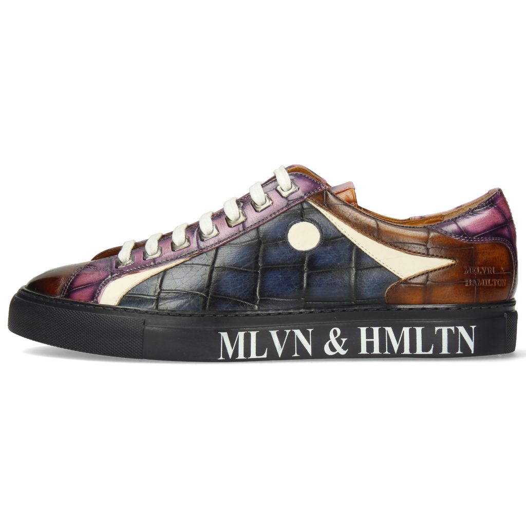 9 Hamilton Lila & Turtle Navy Cuoio Camel-Multi Melvin Harvey Sneaker