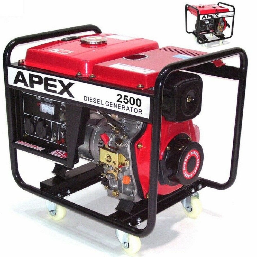 Apex Генераторы Diesel Генераторы Generator Notstromaggregat 2500 06283, (1-tlg)