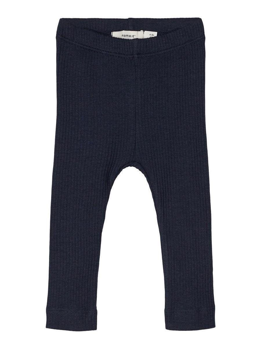 Name It Sweatpants Name It Baby Basic Leggings Bio-Baumwolle in Ripp (1-tlg)