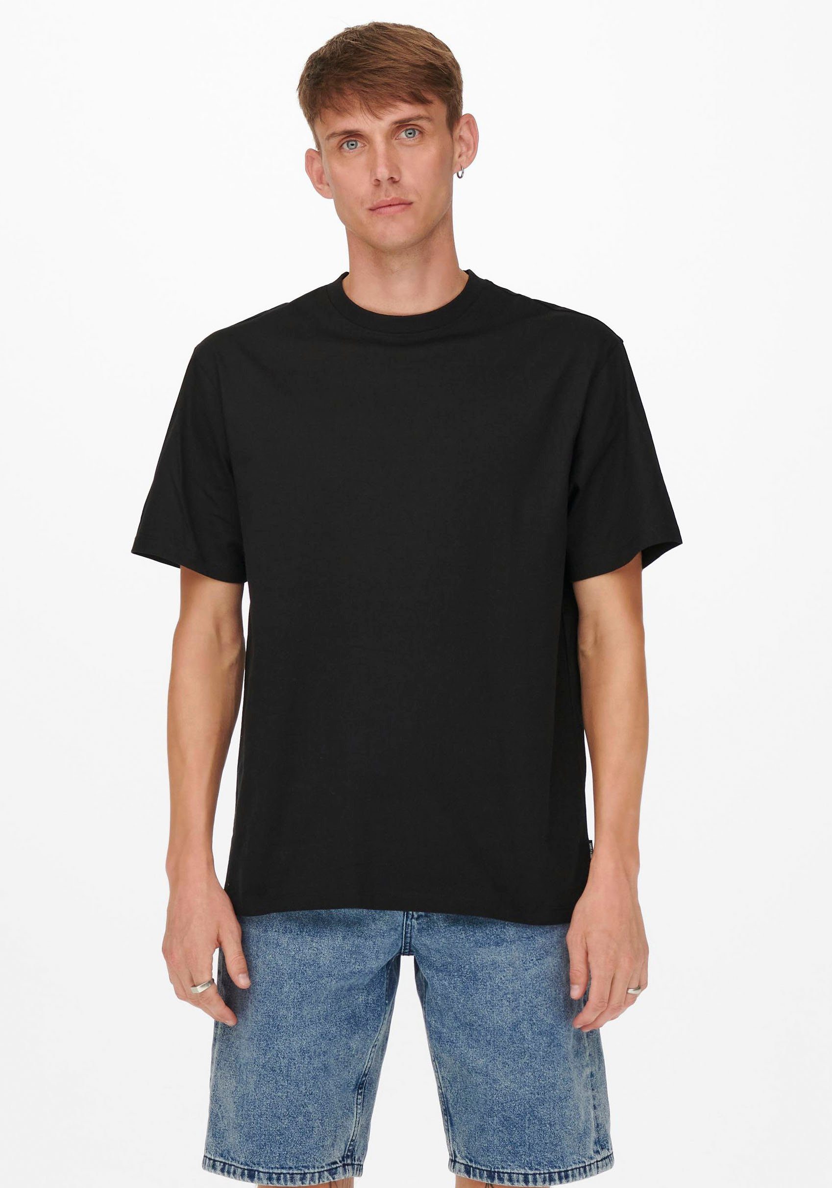 FRED SONS T-Shirt schwarz ONLY &