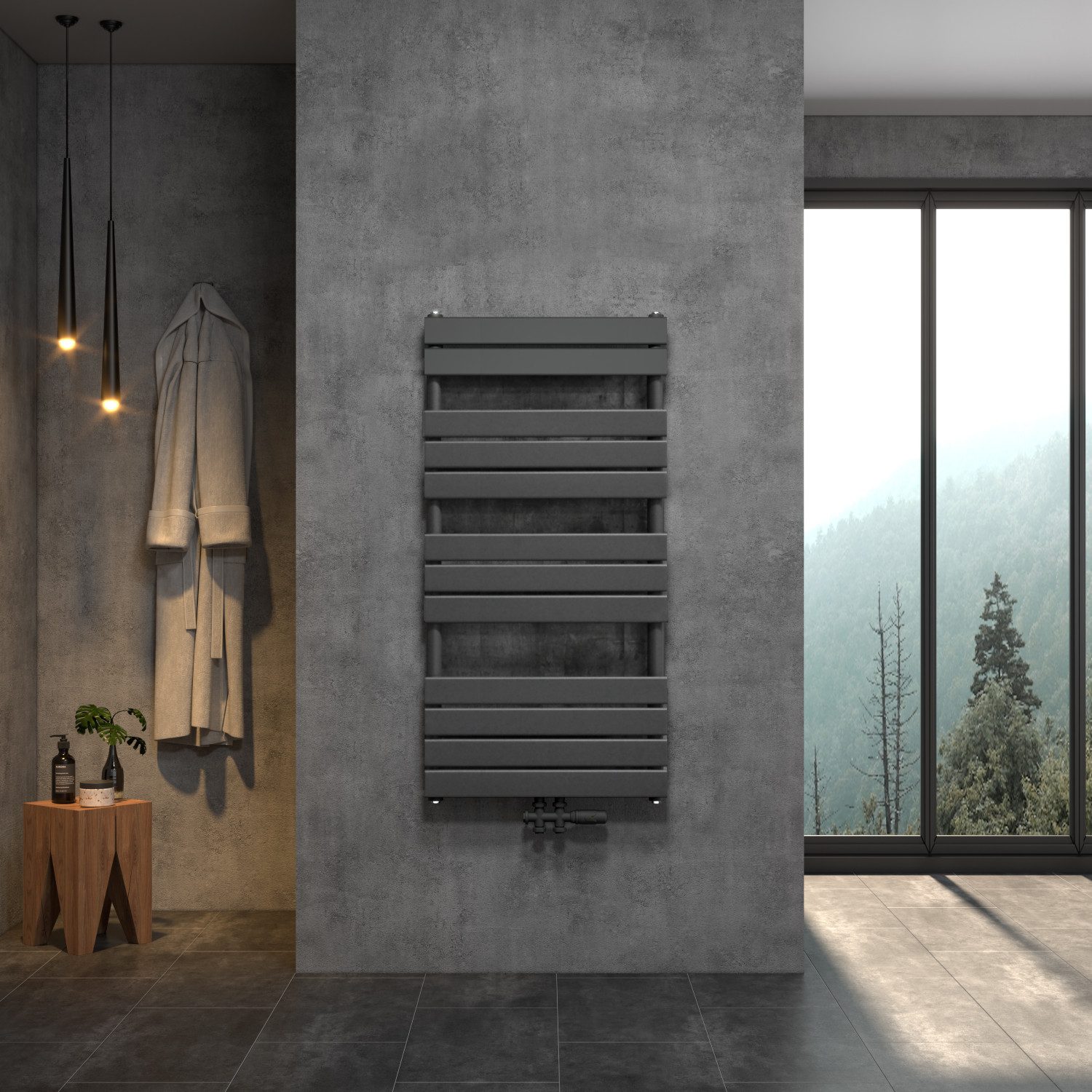 WITEN&NOCK Badheizkörper SARDORA Design Handtuchheizung 2in1 günstig online kaufen