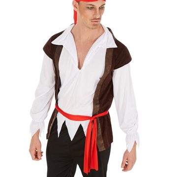 dressforfun Piraten-Kostüm Herrenkostüm Pirat Kapitän Ringelbart