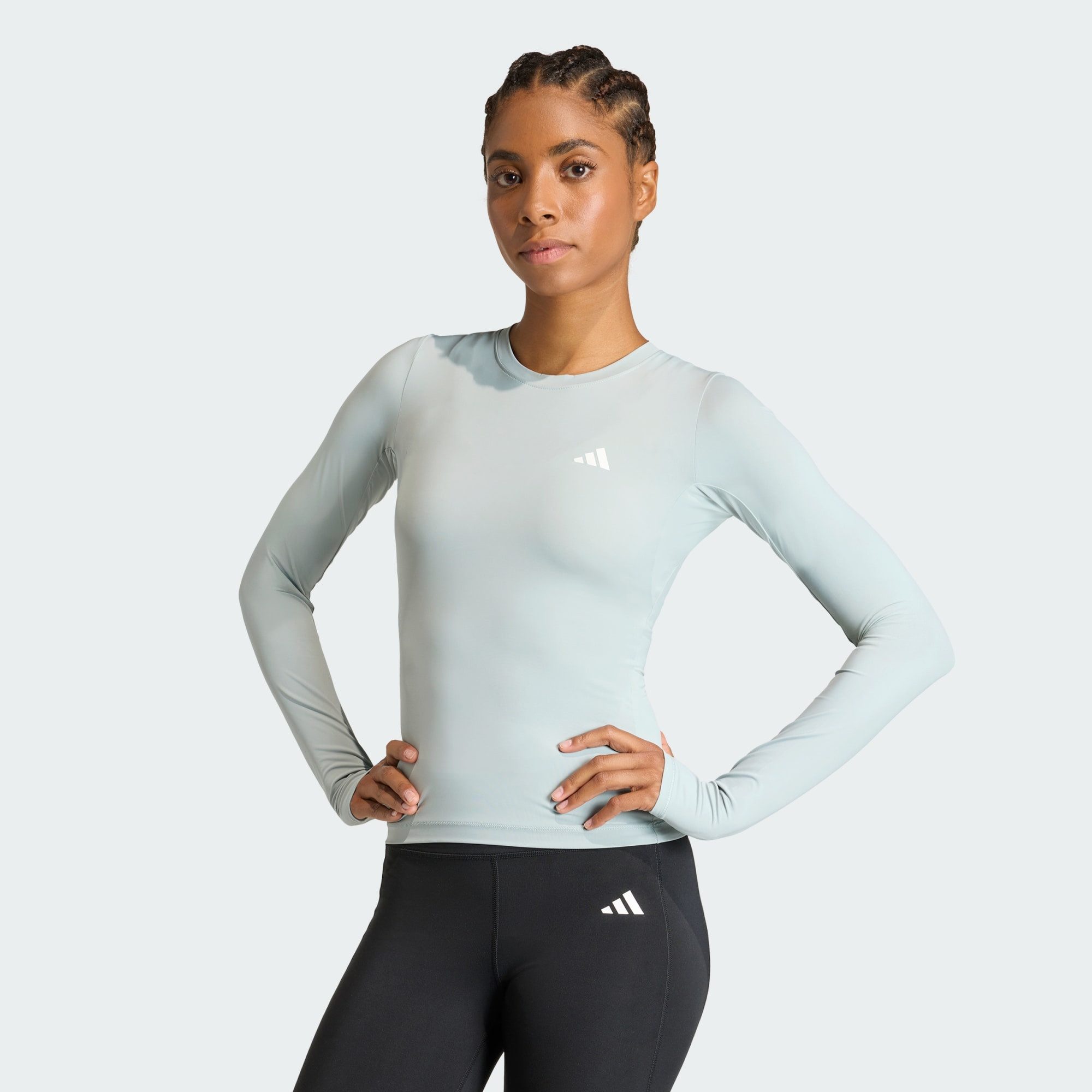 adidas Performance Longsleeve POWER ESSENTIALS WORKOUT CONTOUR LONGSLEEVE günstig online kaufen