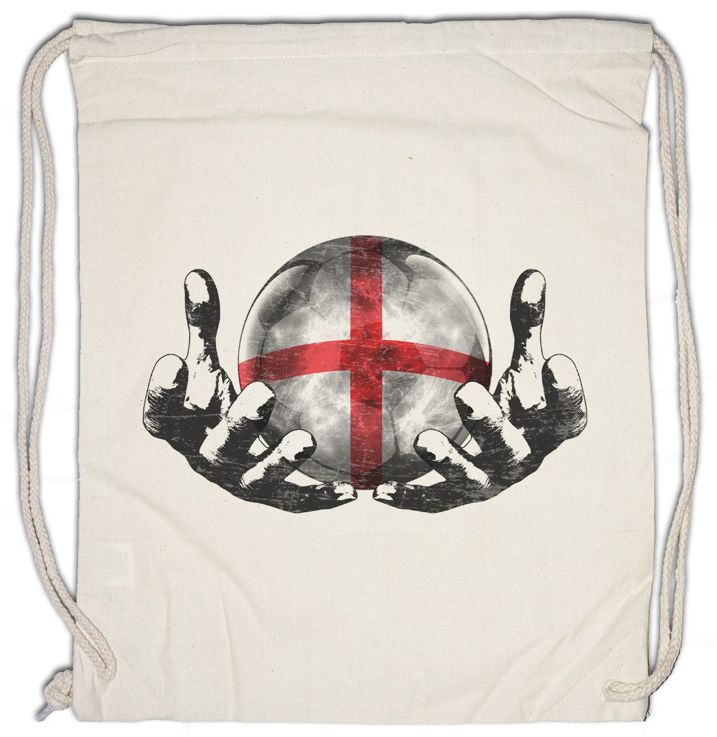 Urban Backwoods Turnbeutel England Football Magic Ball Turnbeutel Englisch Englische Fahne (1-tlg), English Fußball Fussball Komet