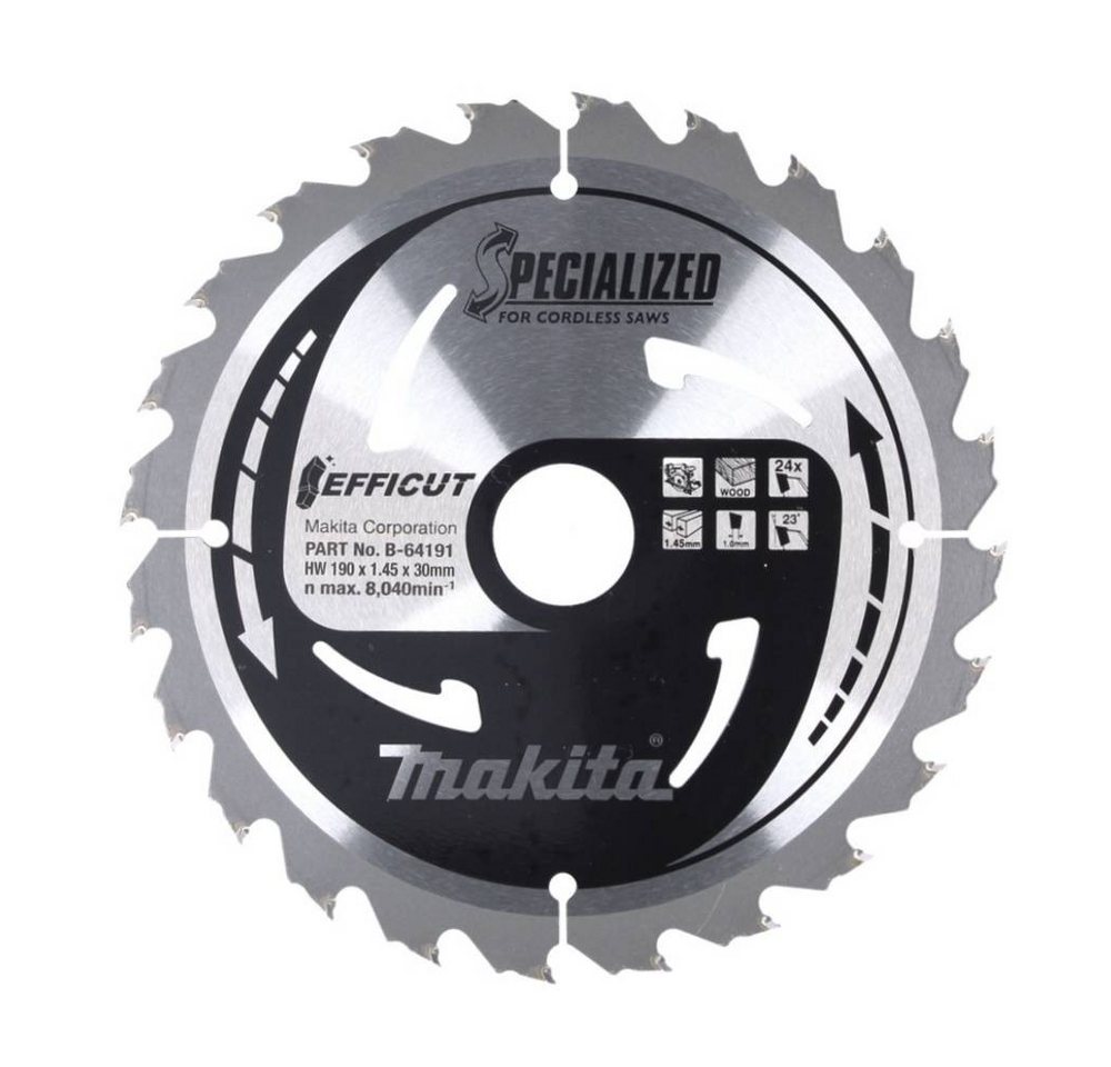 Thumbnail - Makita Kreissägeblatt EFFICUT Sägeb.190x30x24Z