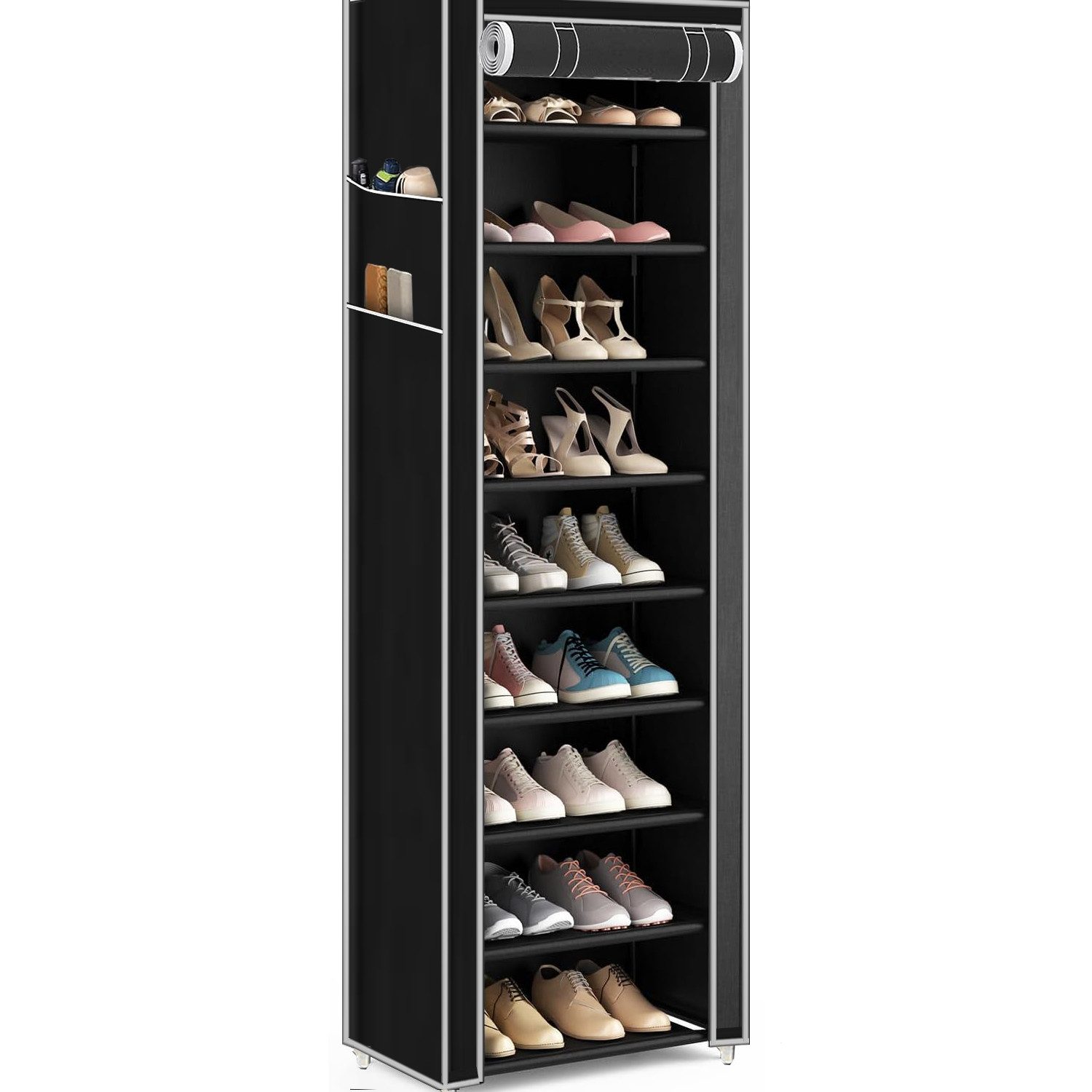 autolock Schuhregal 10-stufiges Schuhregal Organizer,Schuhregal mit günstig online kaufen