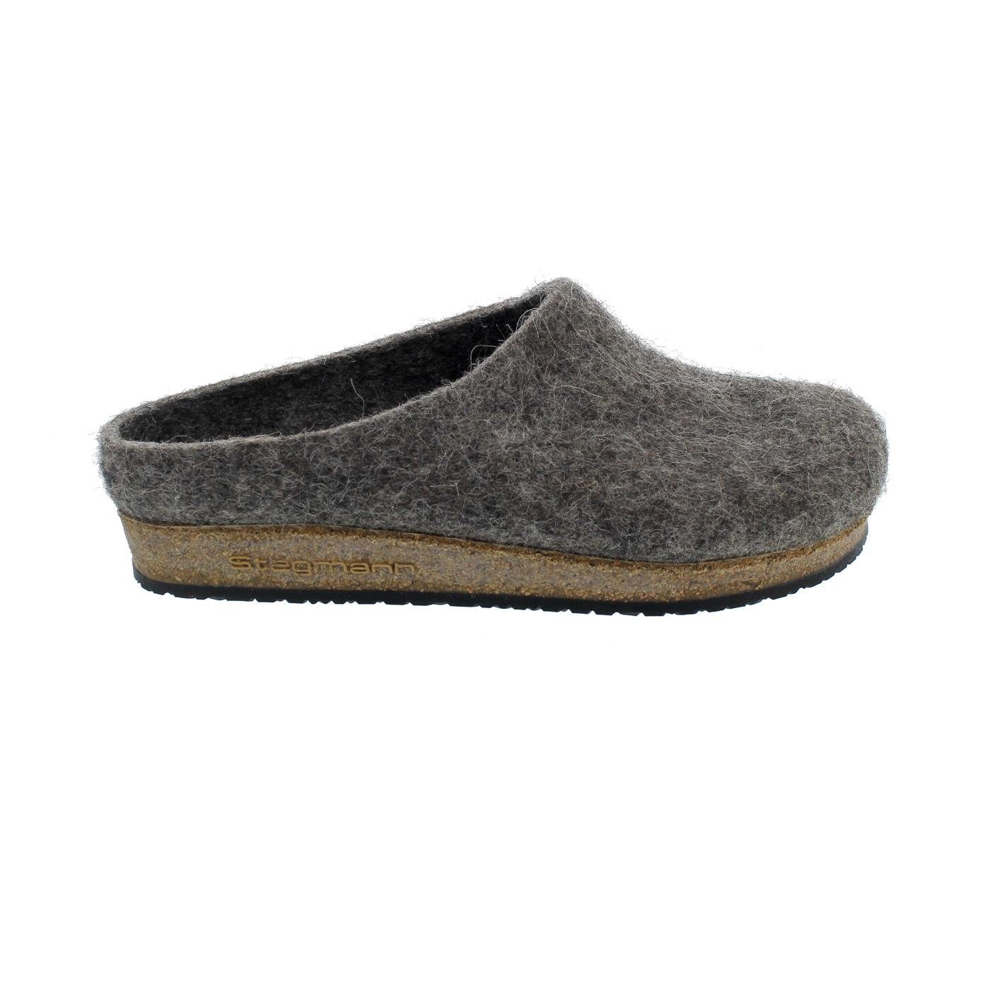 Stegmann Stegmann Wollfilz-Pantoffel, Wolle vom Tiroler Steinschaf, rutschfeste Pantoffel