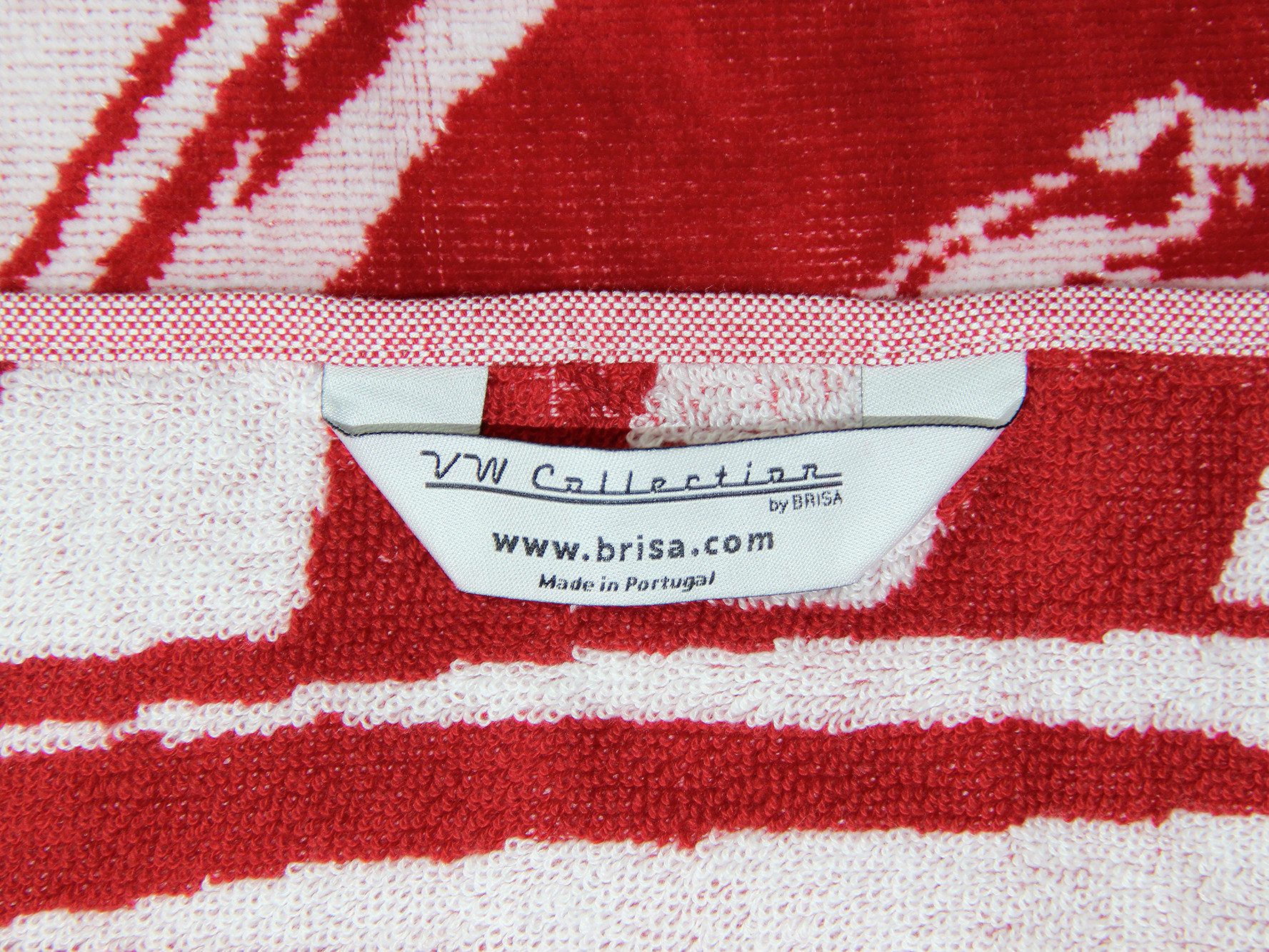 VW Collection by BRISA Handtuch Volkswagen Handtuch im VW T1 Bulli Bus Design, gewebt (1-St), Jacquard-Qualität