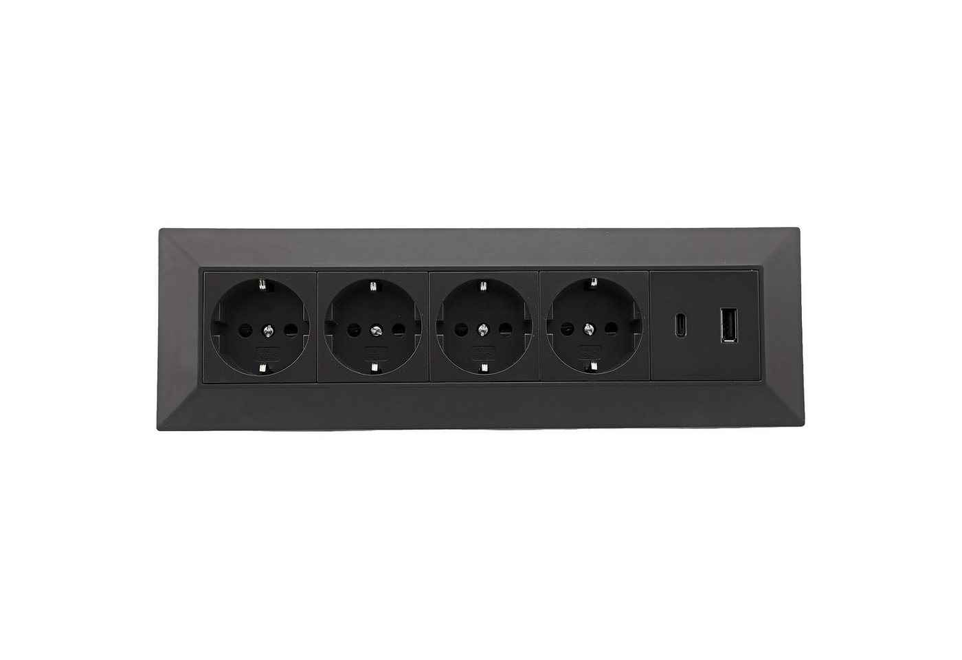 Thumbnail - ChiliTec Schalter CHILITEC Steckdosenblock 23790, 4-fach, USB-A+C