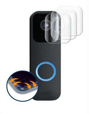 Savvies Full-Cover Schutzfolie für Blink Video Doorbell, Displayschutzfolie, 4 Stück, 3D Curved klar