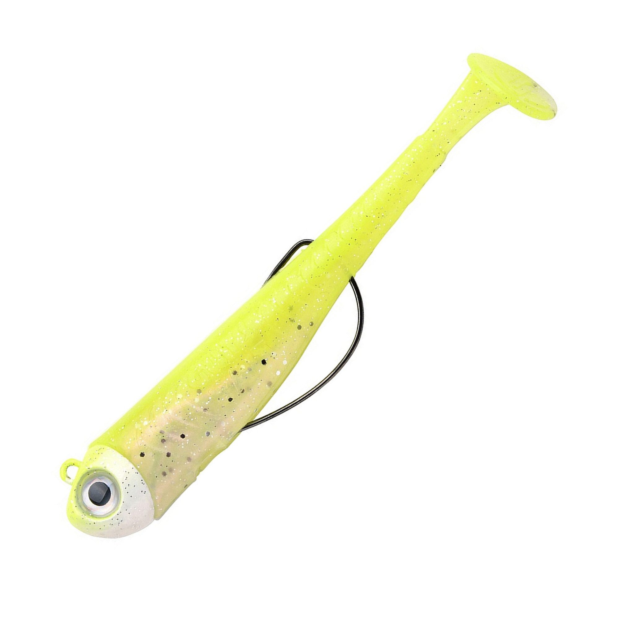 Kunstköder Spro Gutsbait Uv Lemon&Pearl 9.5Cm 10G #2/0