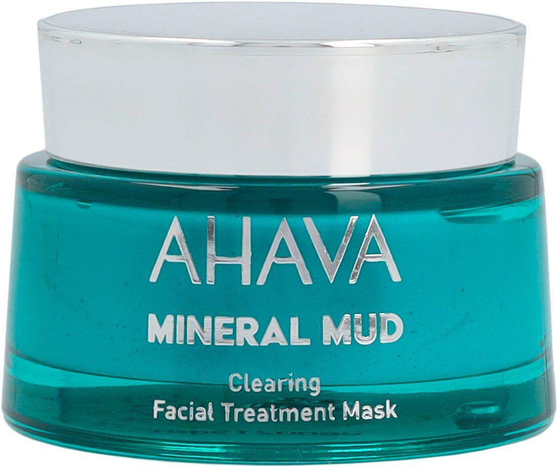 AHAVA Gesichtsmaske Mineral Mud Clearing Facial Treatment Mask, Tiefenreinigend, öffnet verstopfte Poren, hautberuhigende Stoffe.