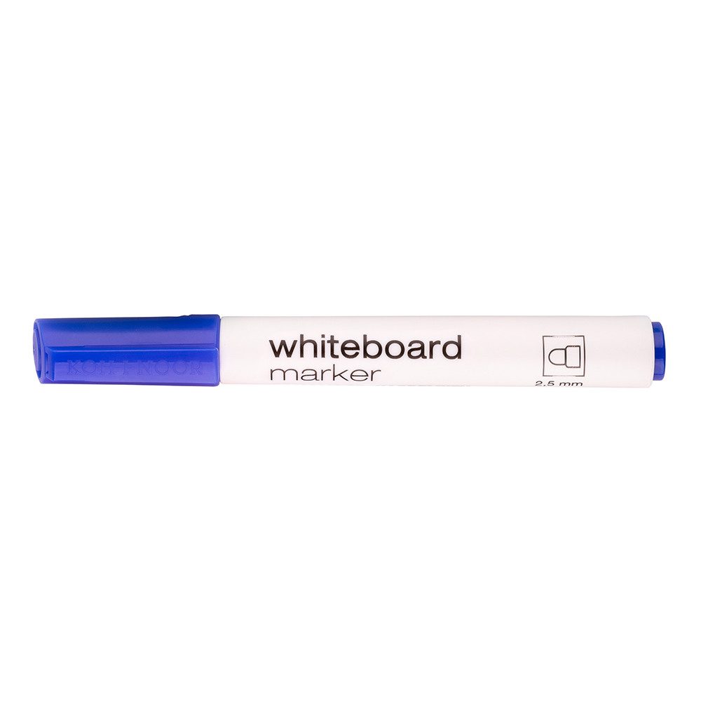 KOH-I-NOOR Whiteboard Marker KOH White-Boardmarker - Blau / 2,5 mm Rundspitze