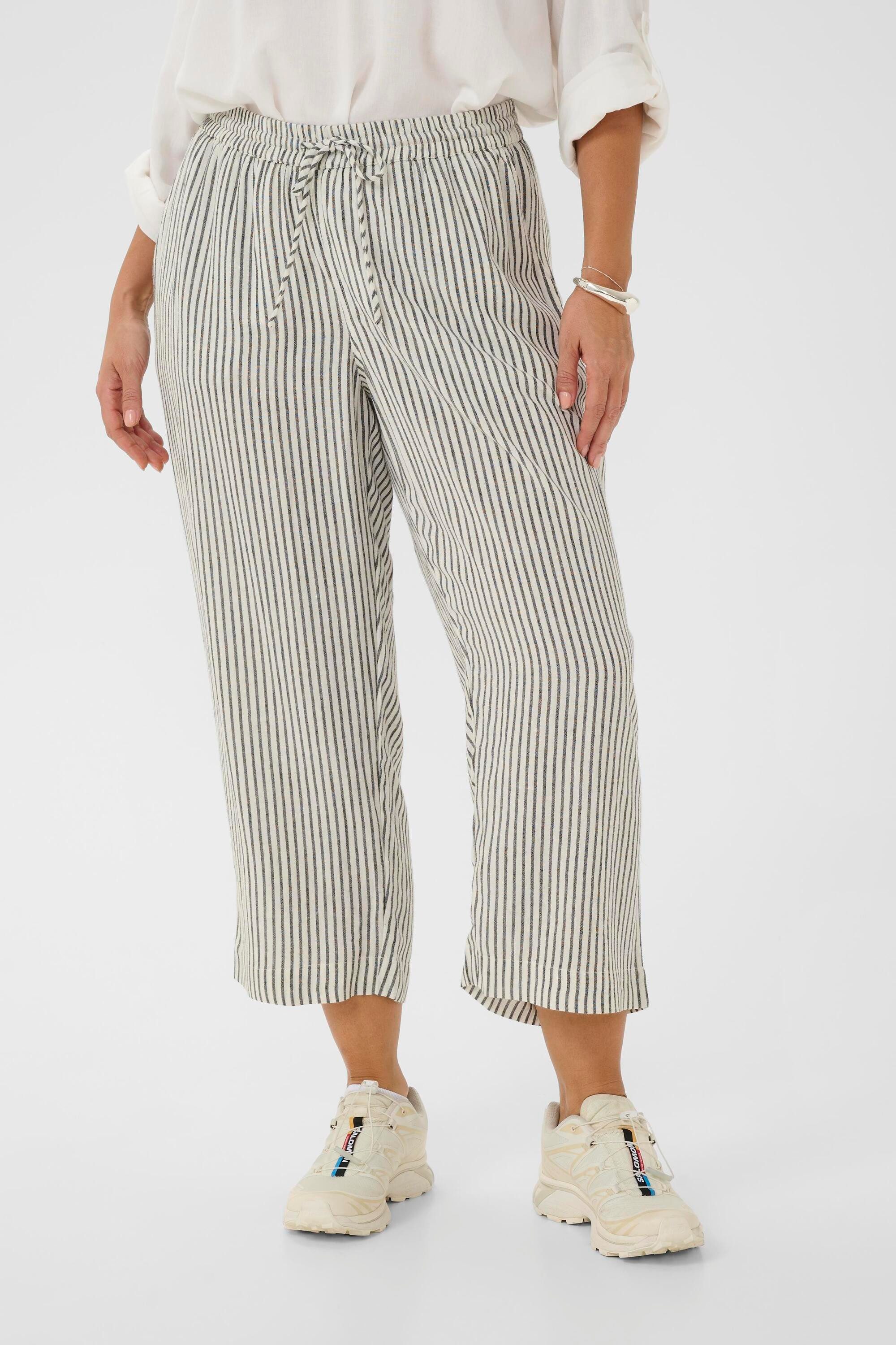 KAFFE Curve Stoffhose Casual Hose KCmille Große Größen