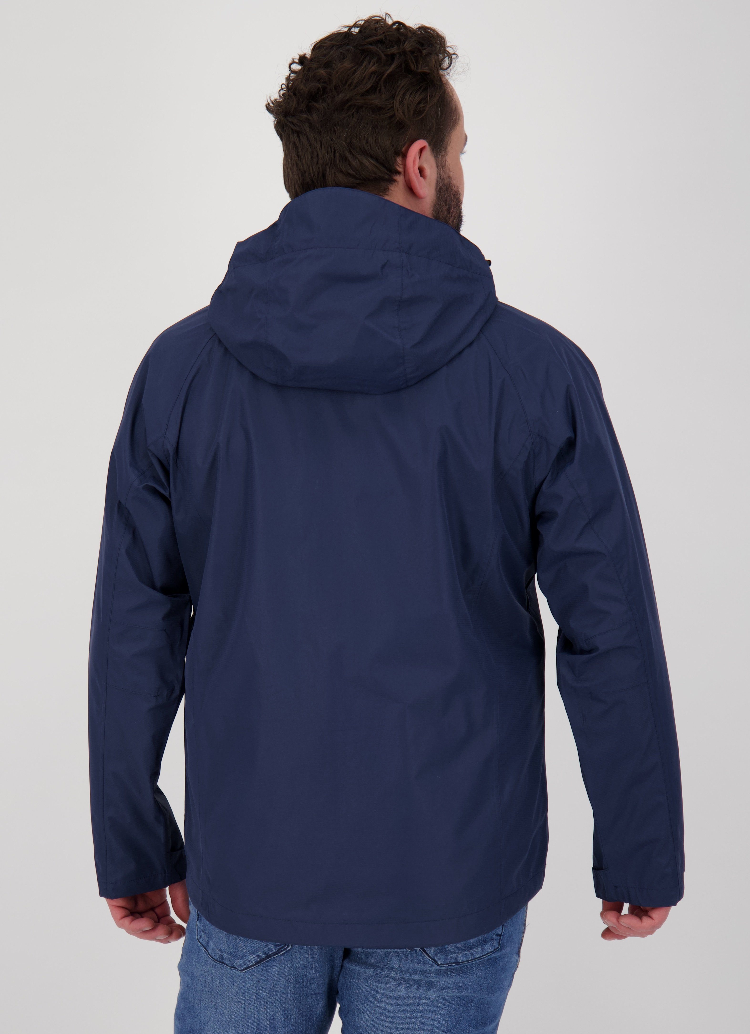 DEPROC Active Regenjacke DURELL NEW CS MEN auch in Großen Größen erhältlich. mit abnehmbarer Kapuze