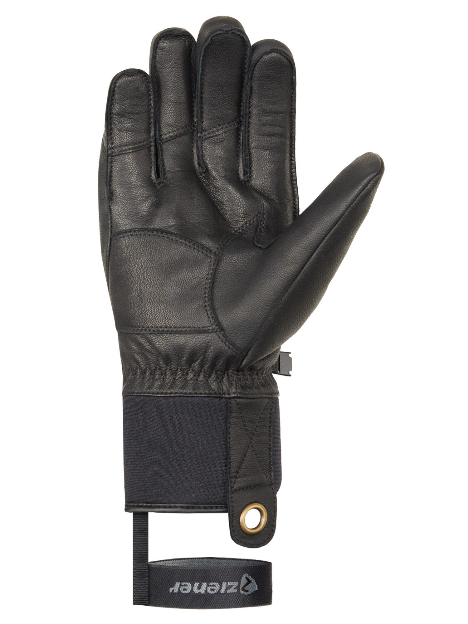 Ziener Skihandschuhe GISMON-Z AQUASHIELD® PrimaLoft® TOUCH wasserdicht, winddicht, atmungsaktiv, extra warm, Leder