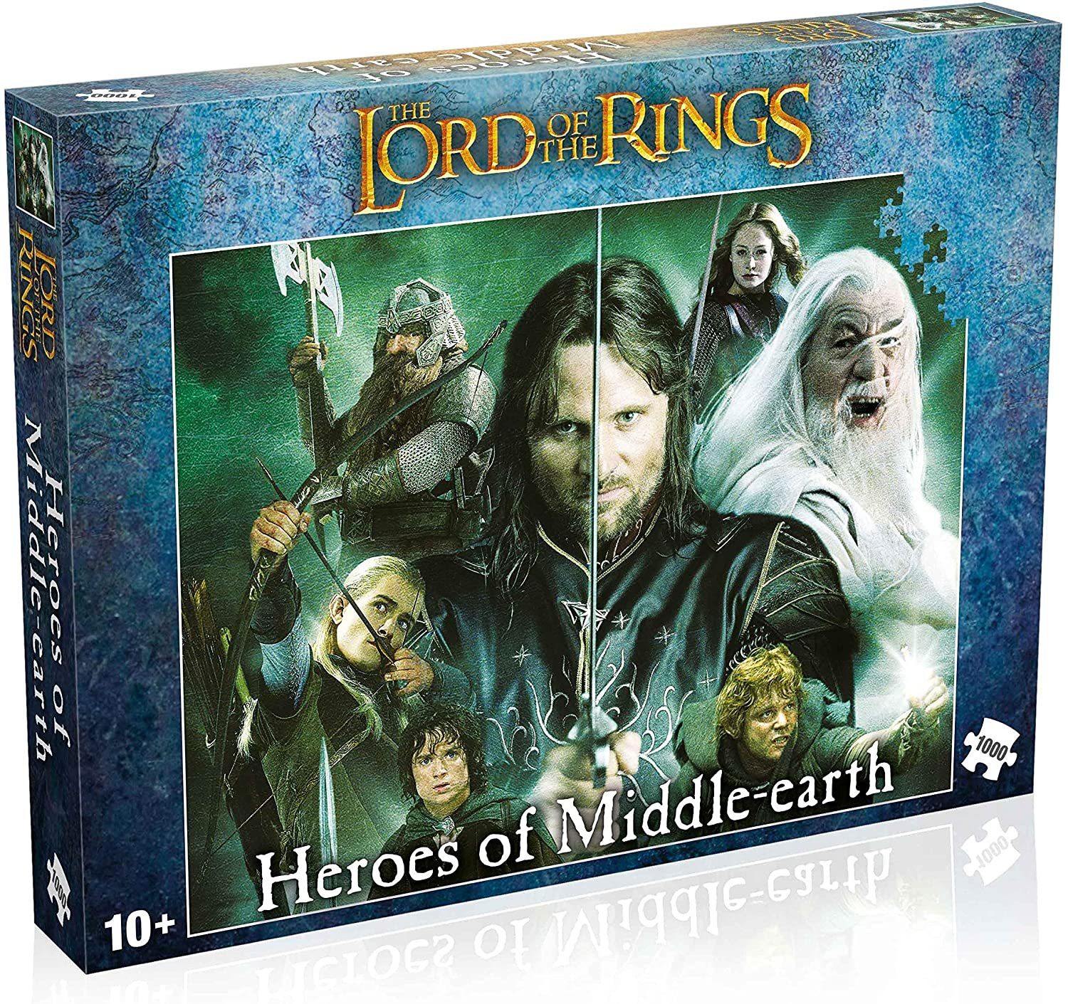 Winning Moves Puzzle Herr der Ringe - Puzzle »Heroes of Middle-Earth« 1000 Teile, Puzzleteile