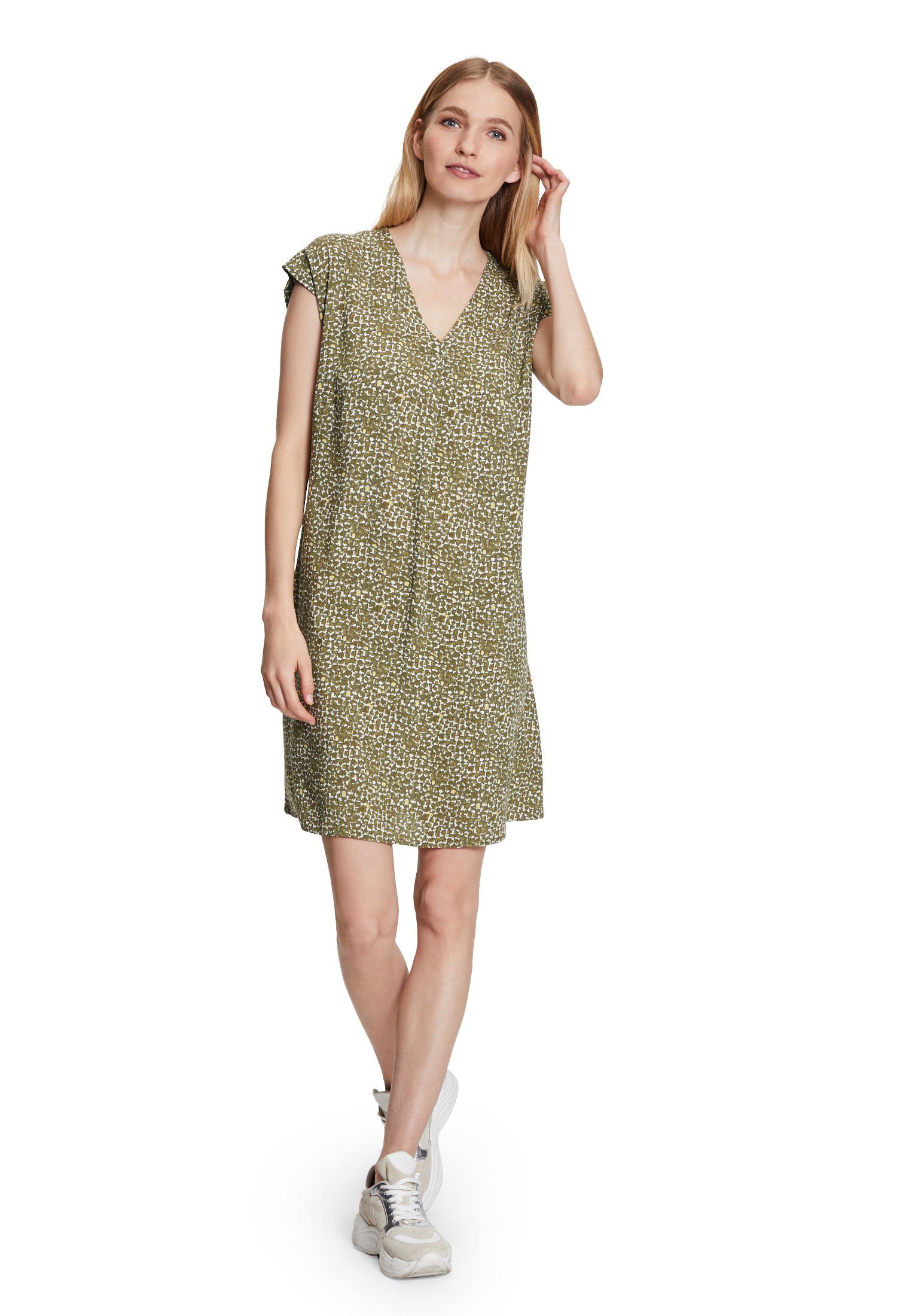 A-Linien-Kleid Kleid Arm Betty&Co 1/2 Kurz