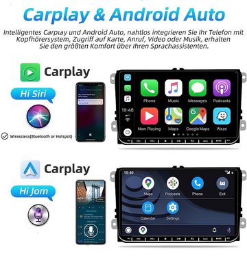 GABITECH 9 zoll Android 13 Autoradio GPS für VW Golf 5/6 V VI, Passat Autoradio