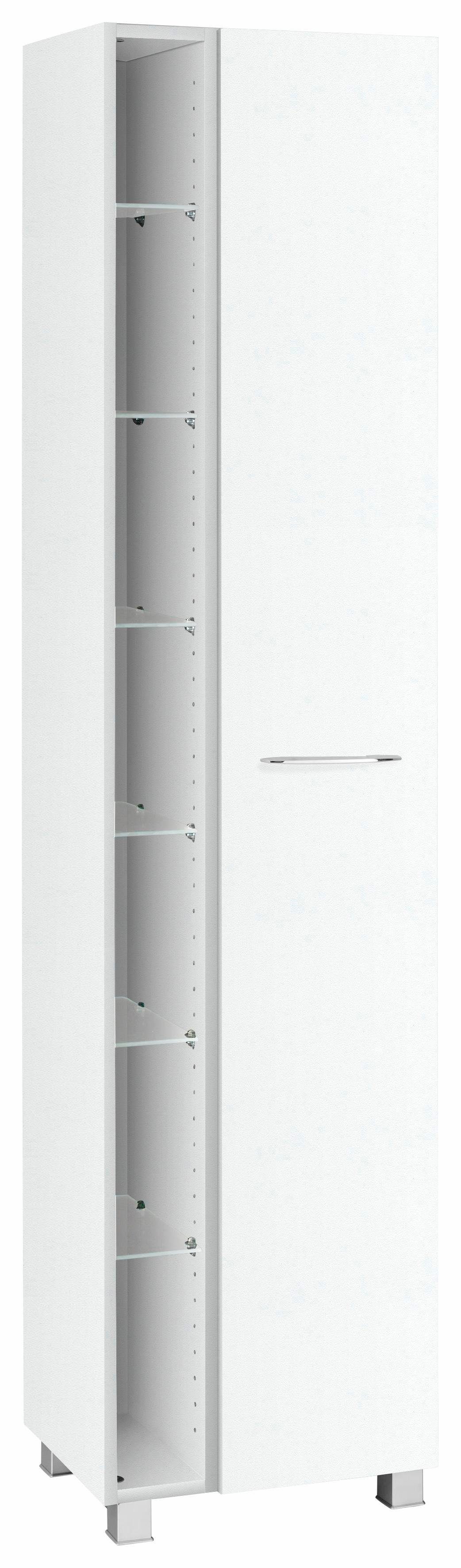 Portofino weiß/weiß Hochschrank MÖBEL HELD