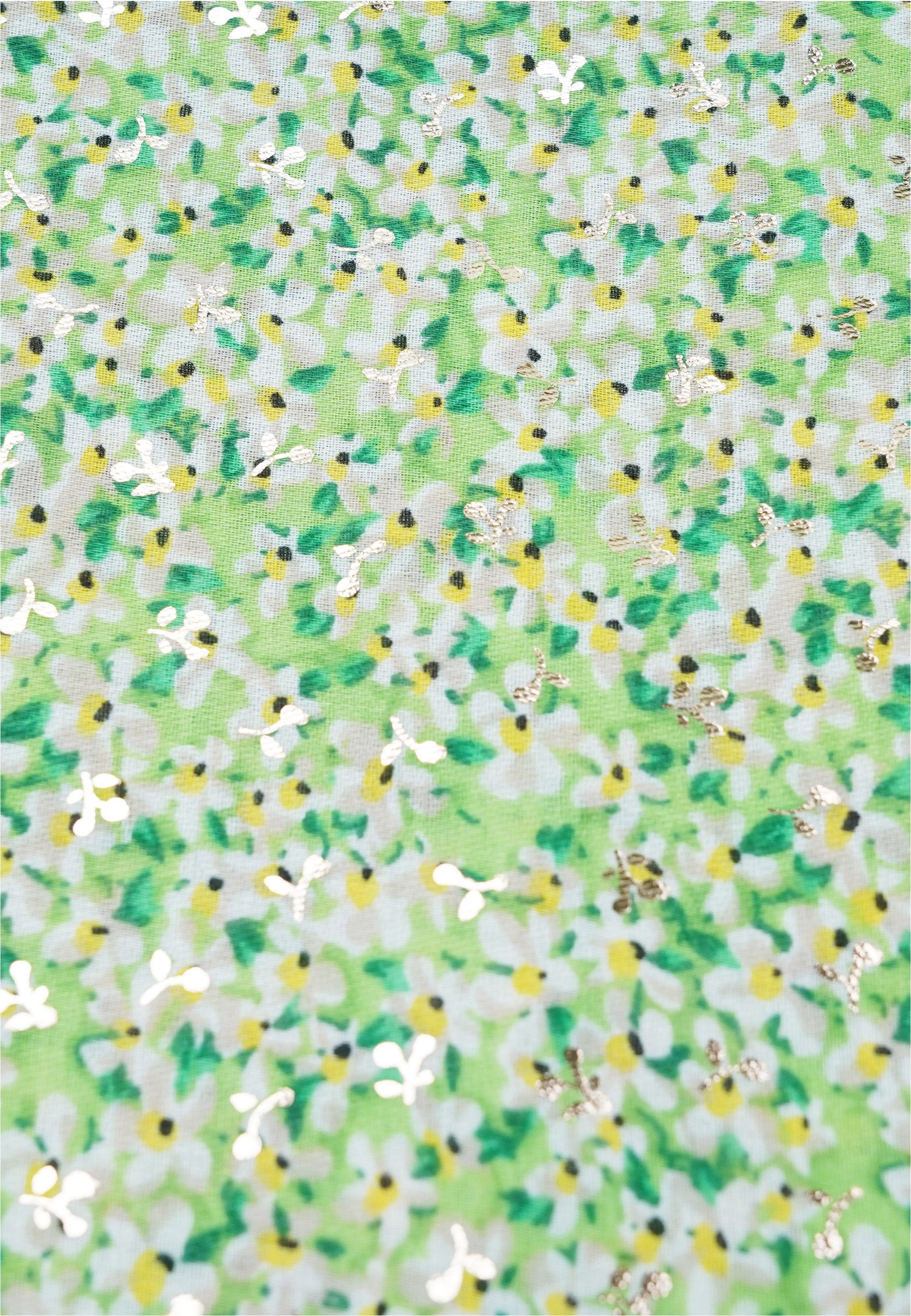 Harpa Modeschal PEPPER, mit floralem Allover-Print und Metallic-Effekt