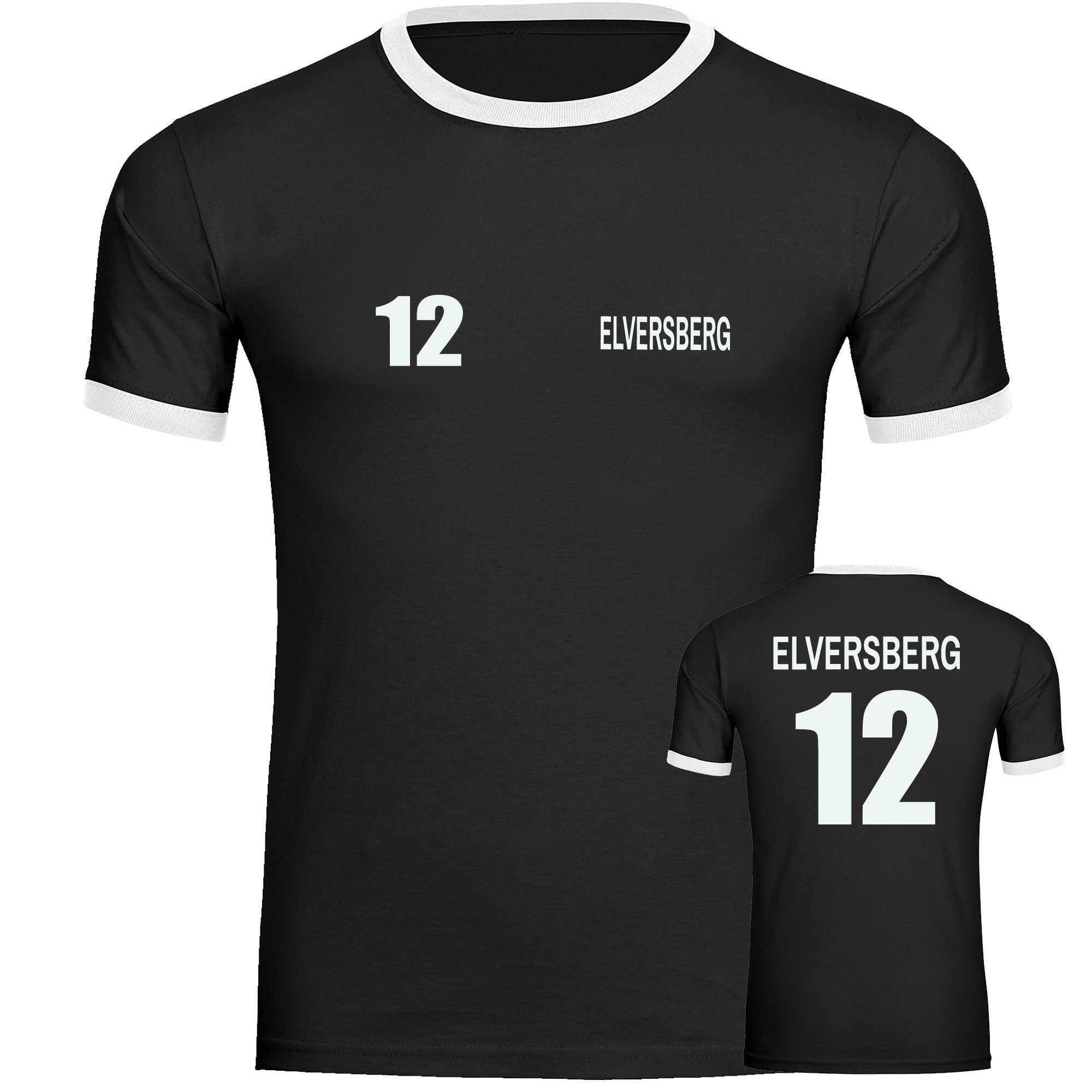 T-Shirt Kontrast Elversberg - Trikot Nummer 12 - Männer