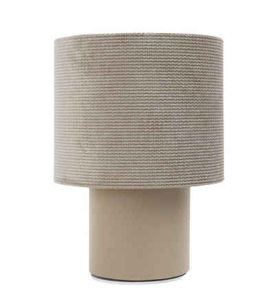 ONZENO Tischleuchte Twist Natural Harmonious 1 20x17x17 cm, einzigartiges Design und hochwertige Lampe