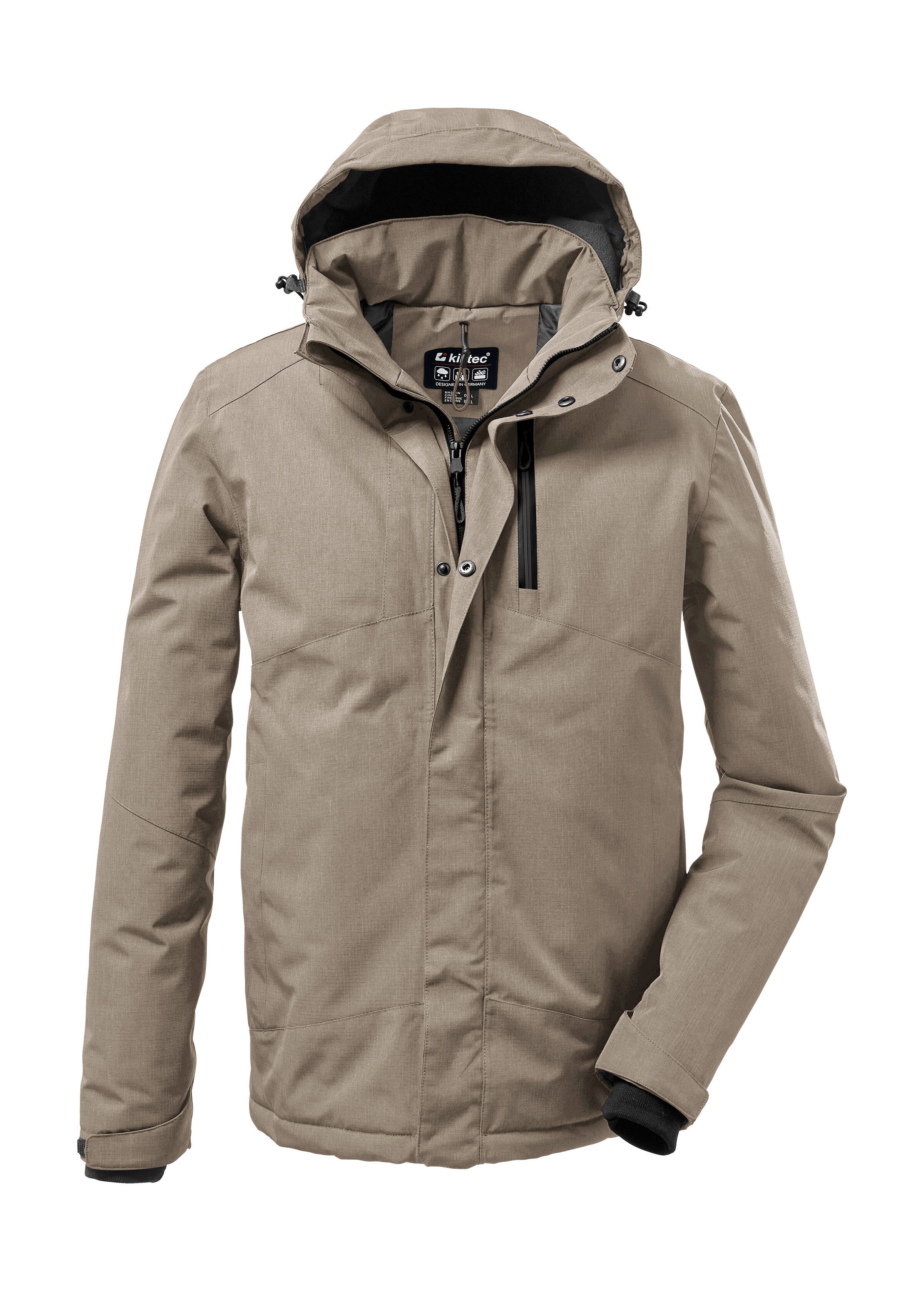 Killtec Outdoorjacke KOW 161 MN JCKT Wasser- und winddichte Funktionsjacke mit abnehmbarer Kapuze